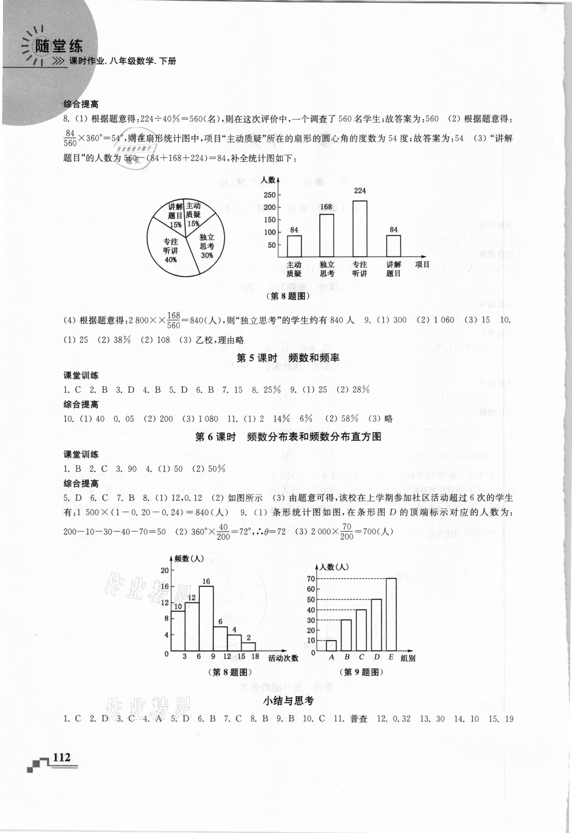 2021年隨堂練課時作業(yè)八年級數(shù)學下冊蘇科版 第2頁