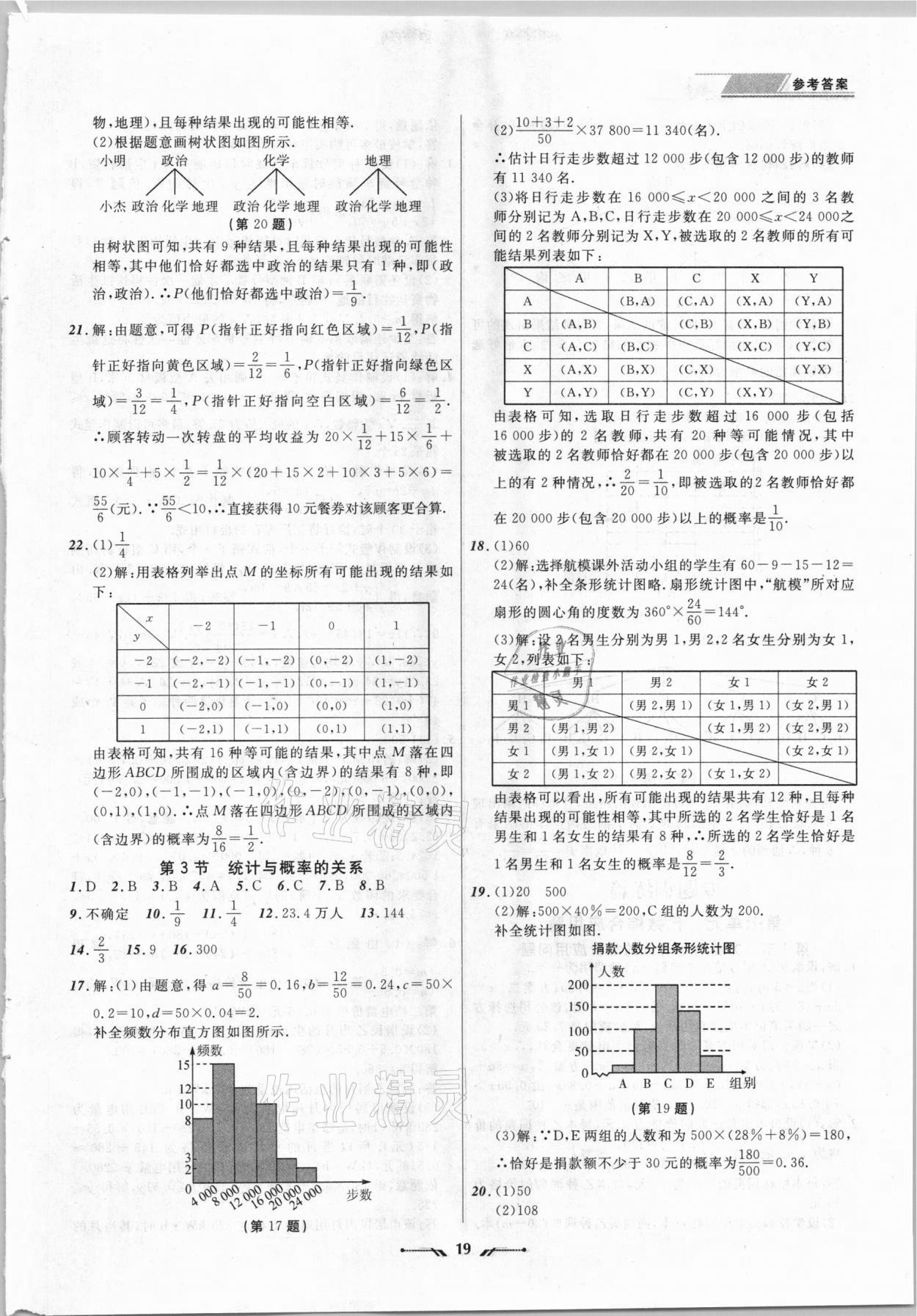 2021年中考全程复习训练数学朝阳专版 第19页