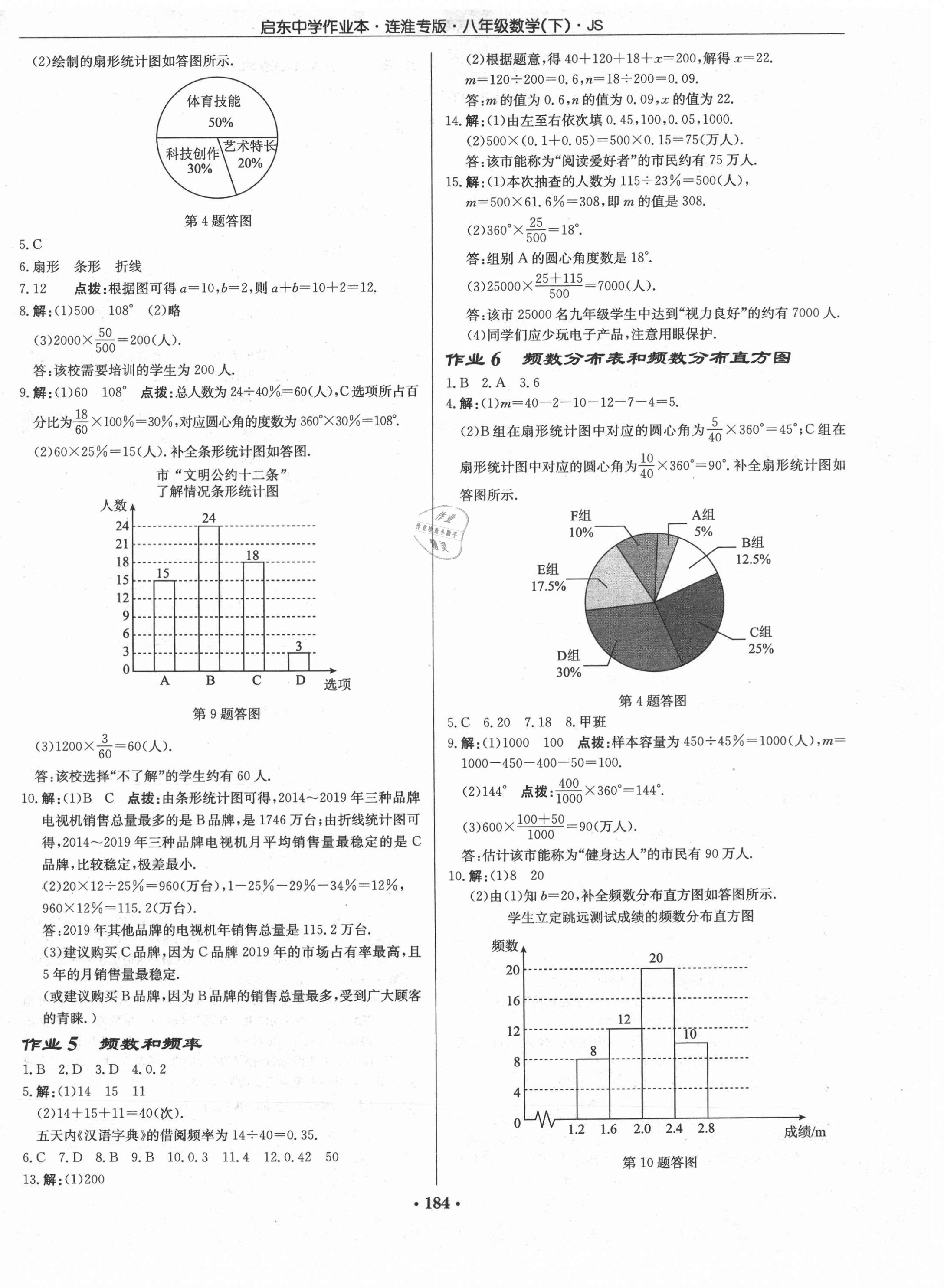 2021年启东中学作业本八年级数学下册苏科版连淮专版 第2页