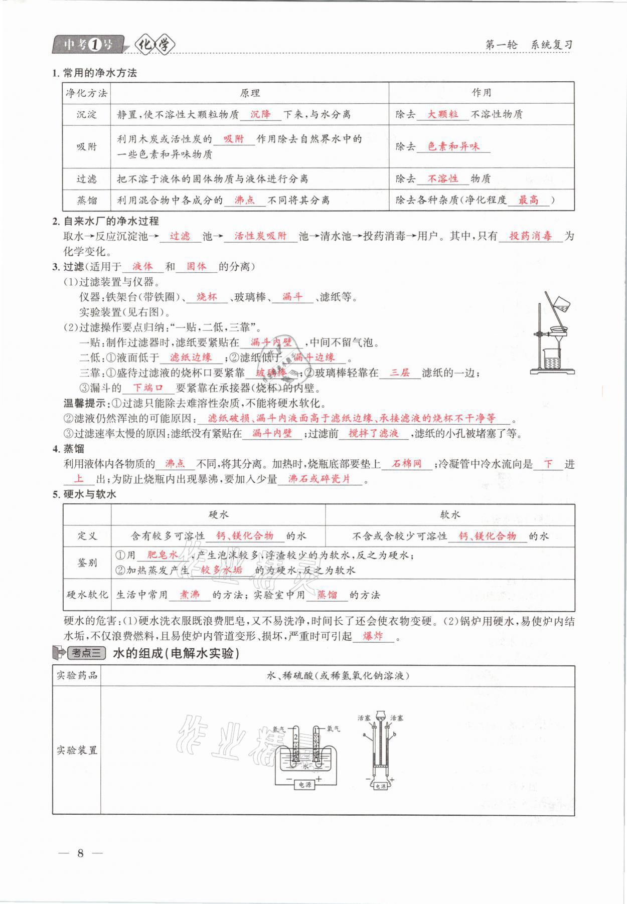 2021年中考1號化學(xué) 第8頁