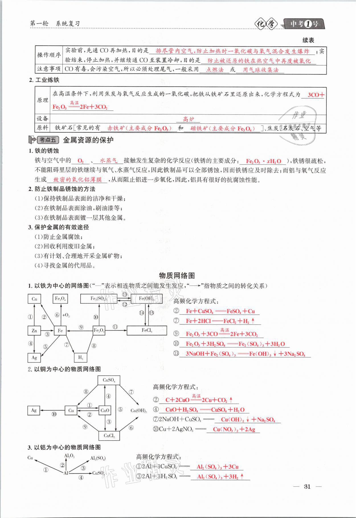 2021年中考1號(hào)化學(xué) 第31頁(yè)