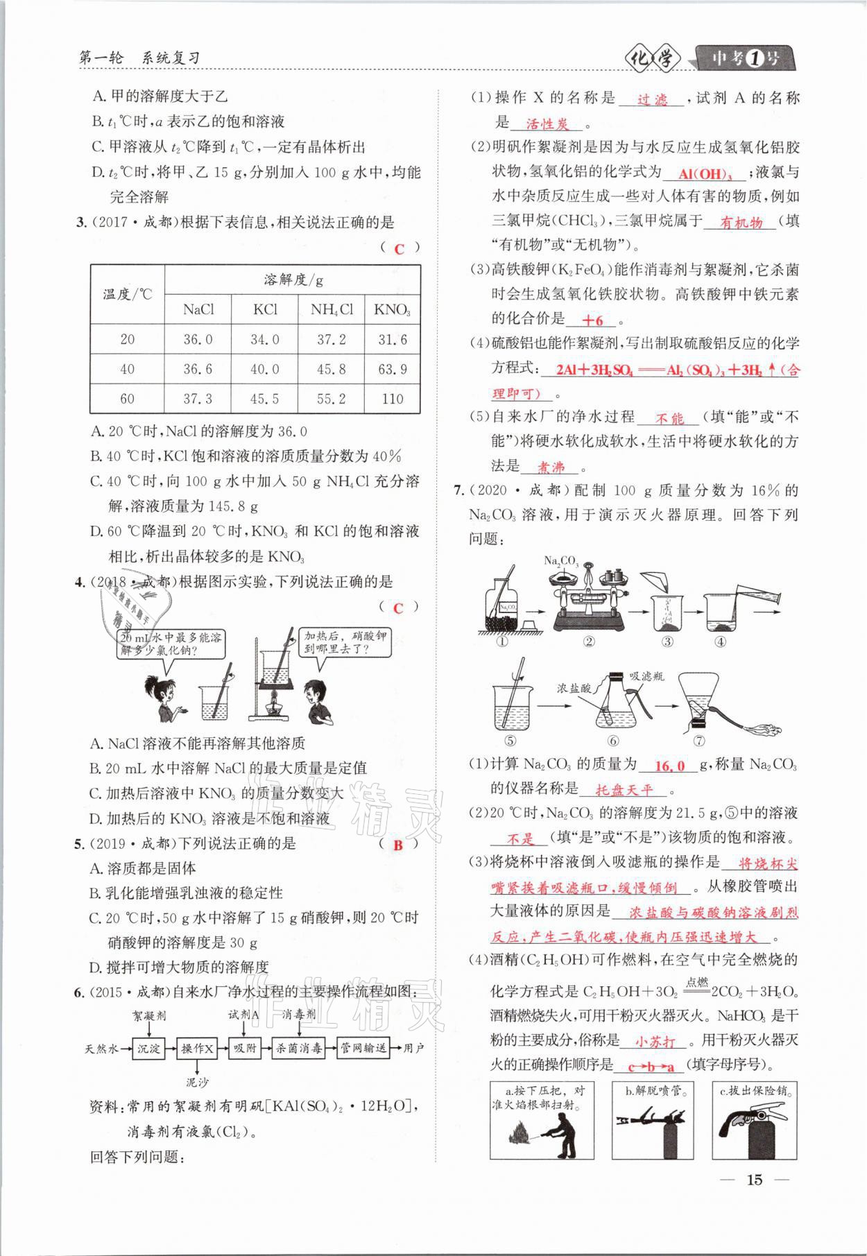 2021年中考1號(hào)化學(xué) 第15頁(yè)