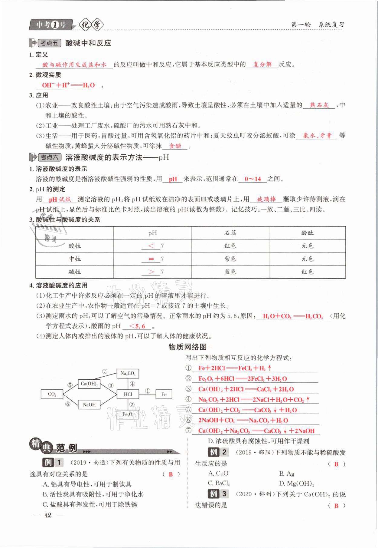 2021年中考1號化學 第42頁