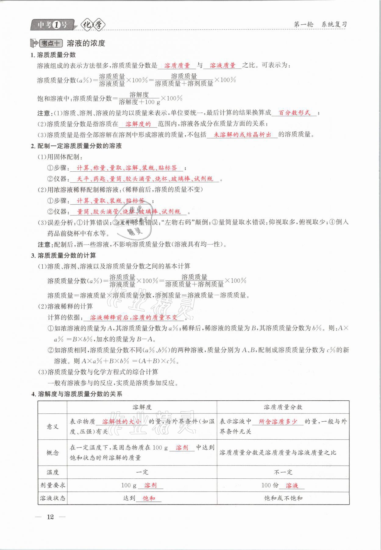 2021年中考1號(hào)化學(xué) 第12頁(yè)