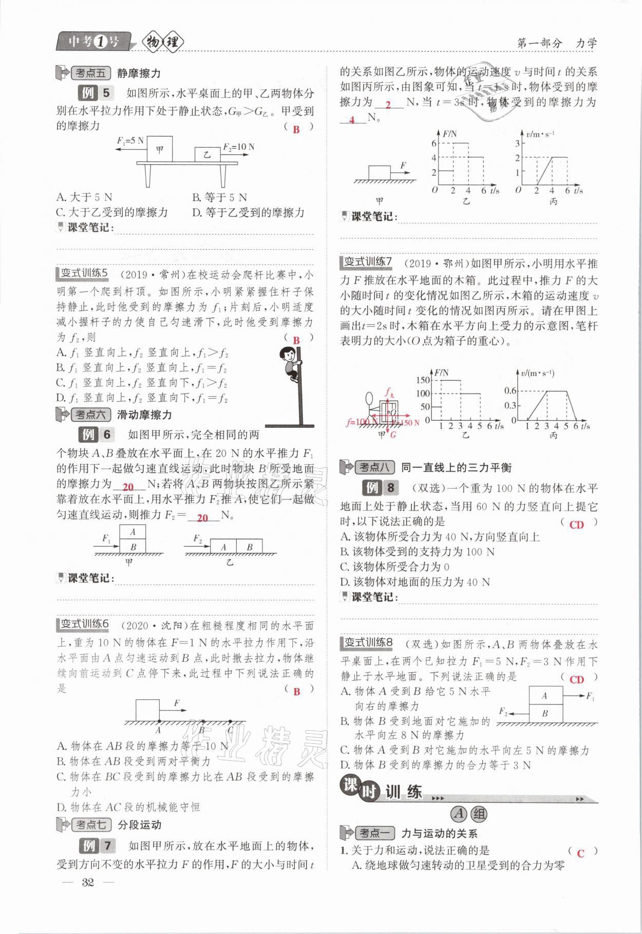 2021年中考1號(hào)物理 第32頁