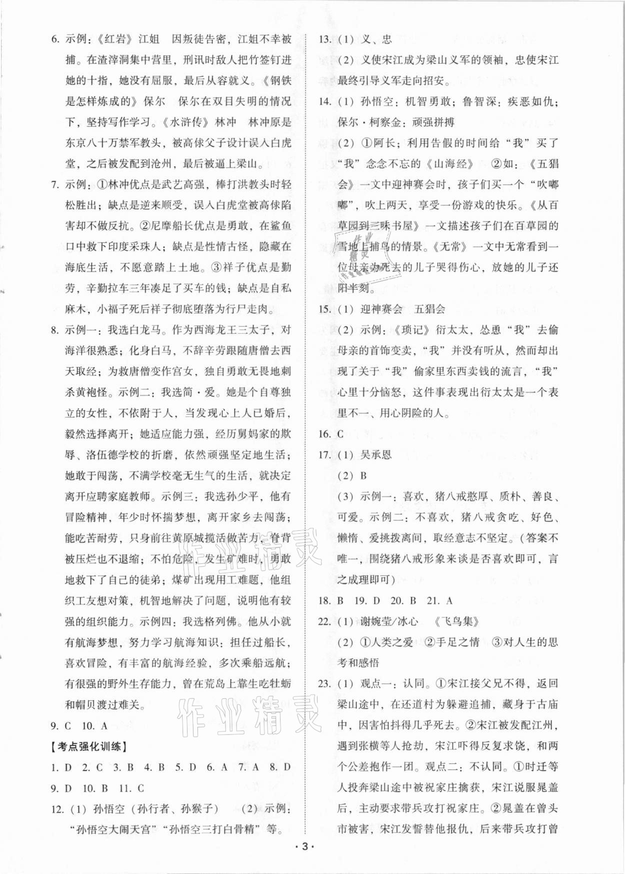 2021年中考備考全攻略語(yǔ)文 第3頁(yè)