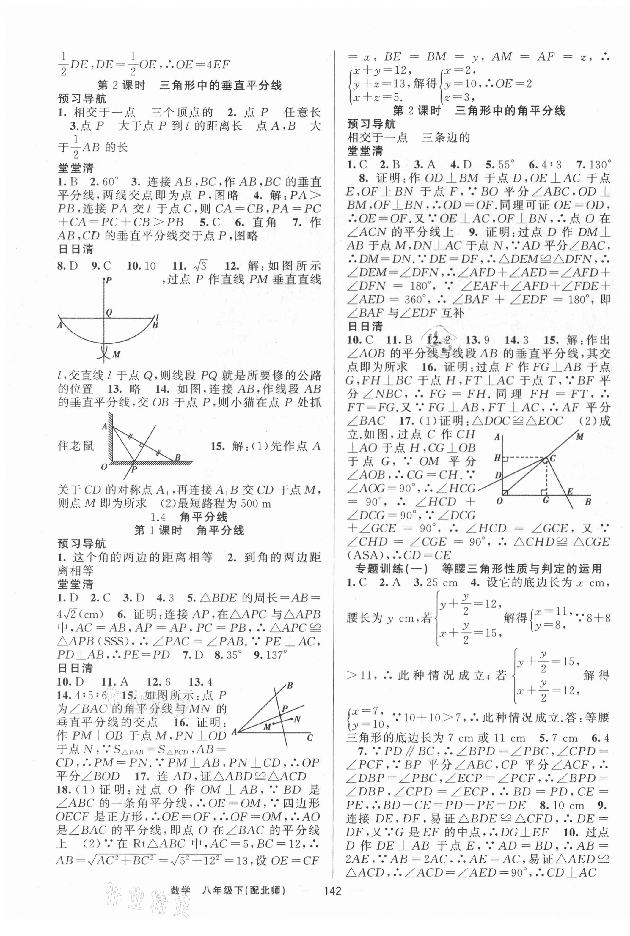 2021年四清导航八年级数学下册北师大版 第3页