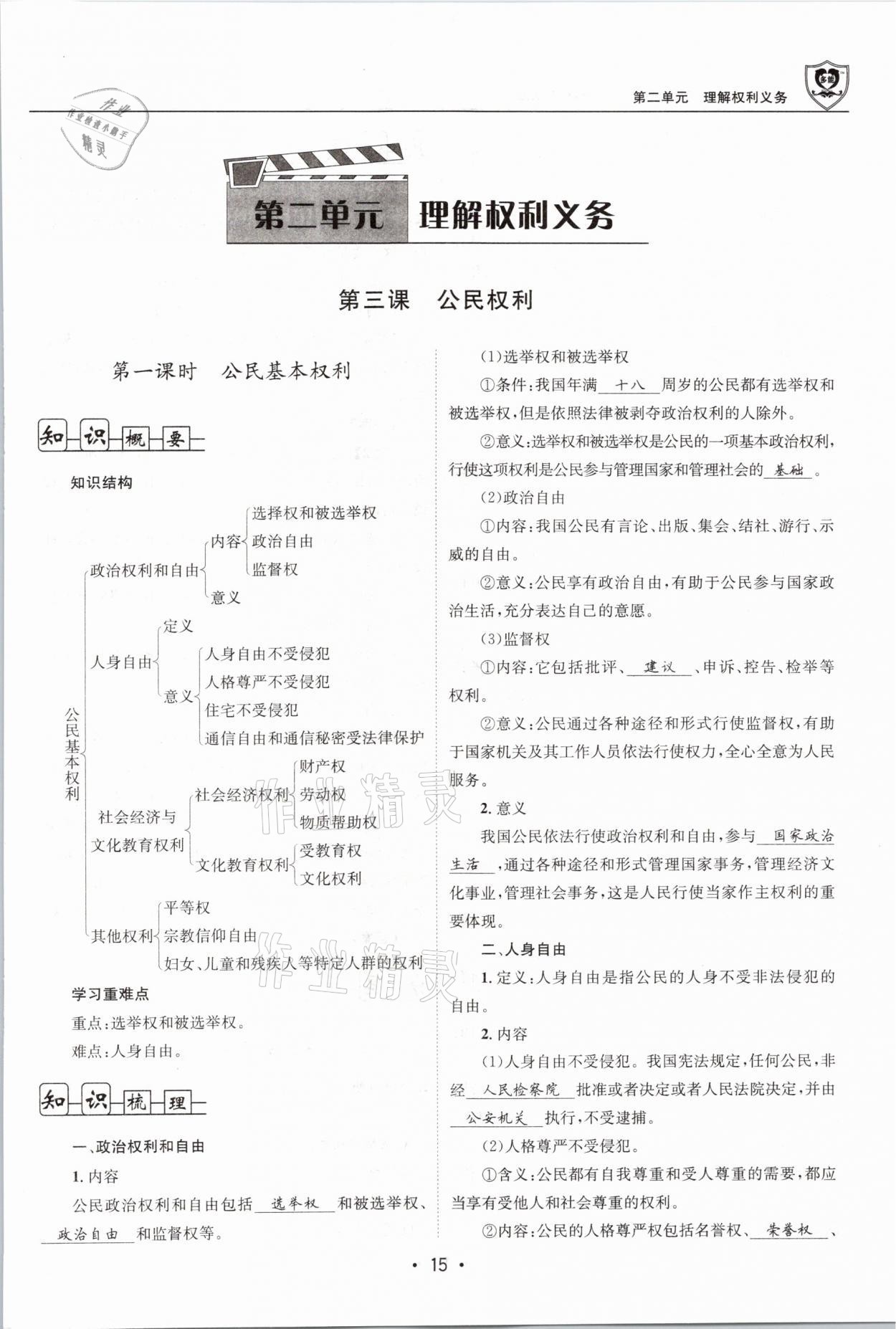 2021年指南針導(dǎo)學(xué)探究八年級(jí)道德與法治下冊(cè)人教版 第15頁