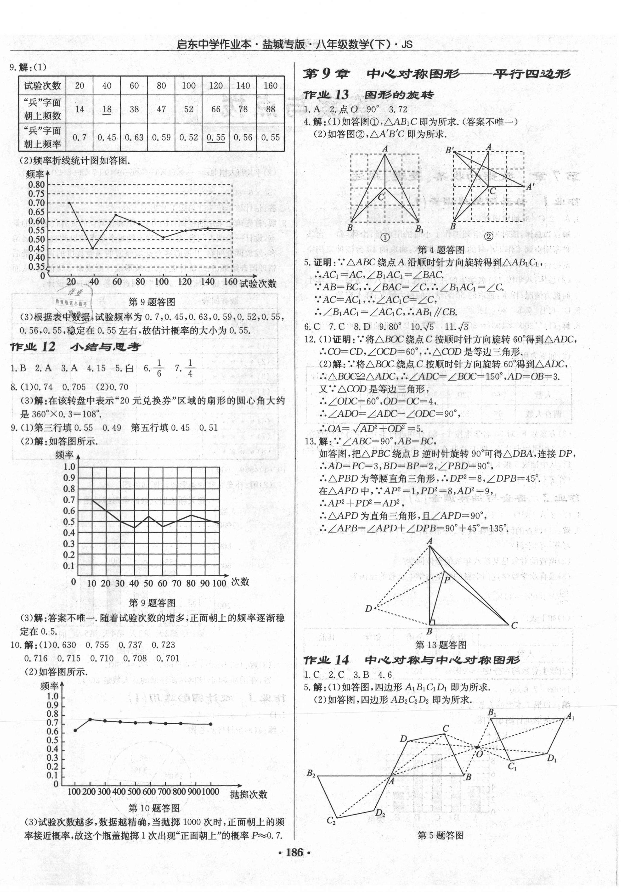 2021年启东中学作业本八年级数学下册苏科版盐城专版 第4页