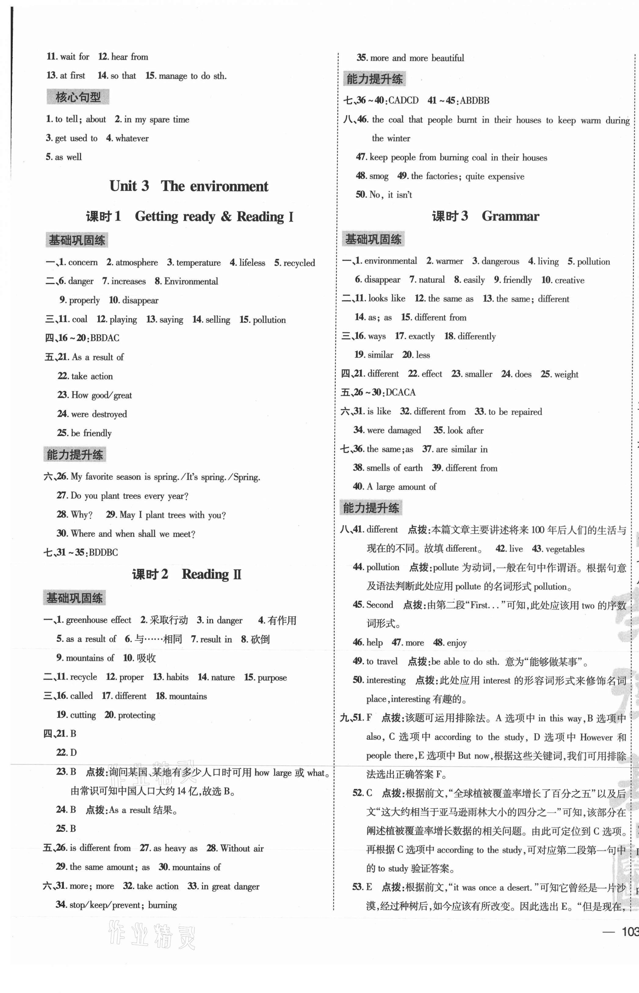 2021年點(diǎn)撥訓(xùn)練九年級(jí)英語(yǔ)下冊(cè)滬教版 第5頁(yè)