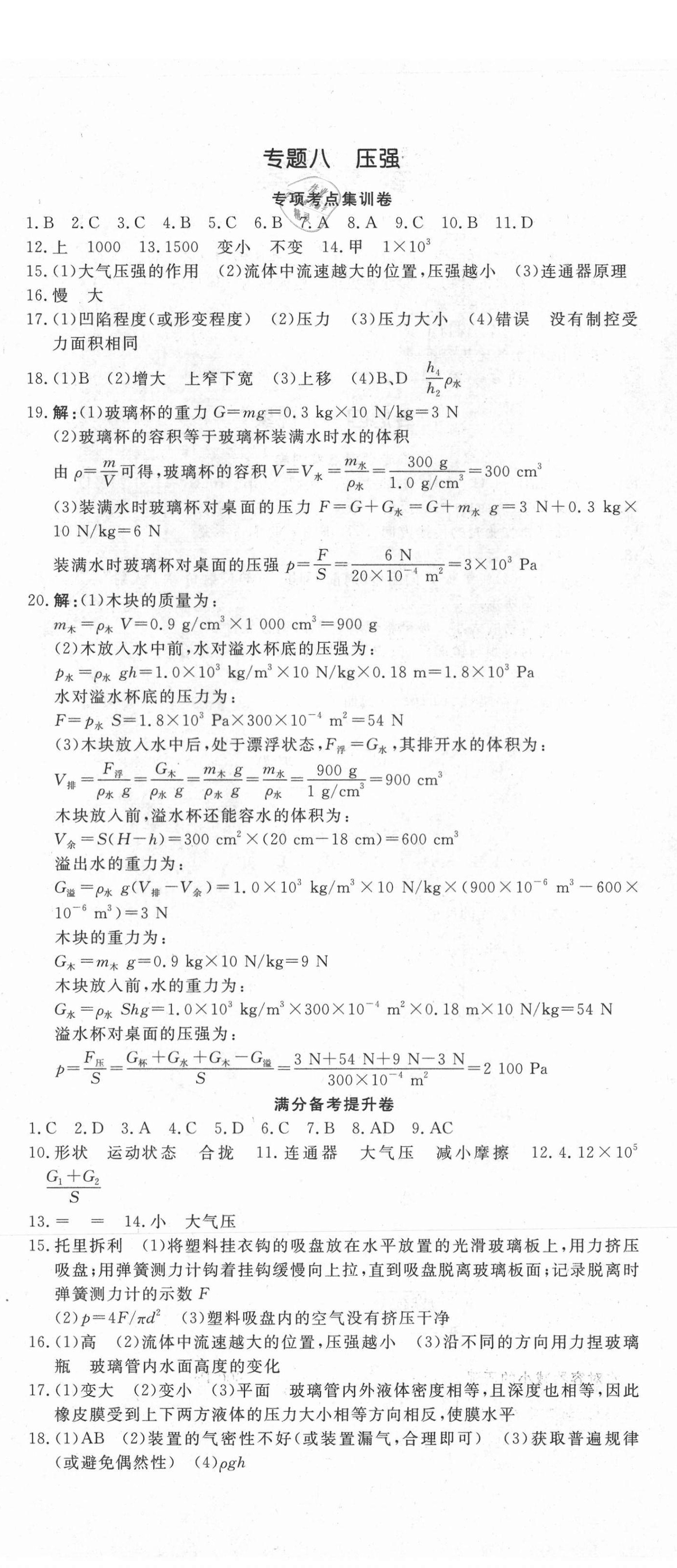 2021年新中考領(lǐng)航大考卷物理 第5頁