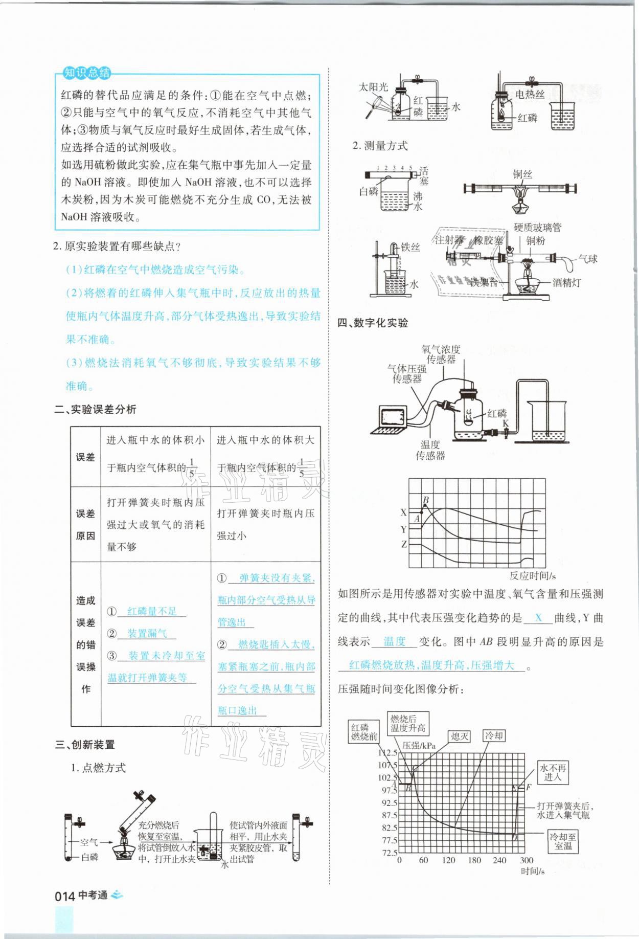 2021年中考通化學河南專版鄭州大學出版社 參考答案第14頁