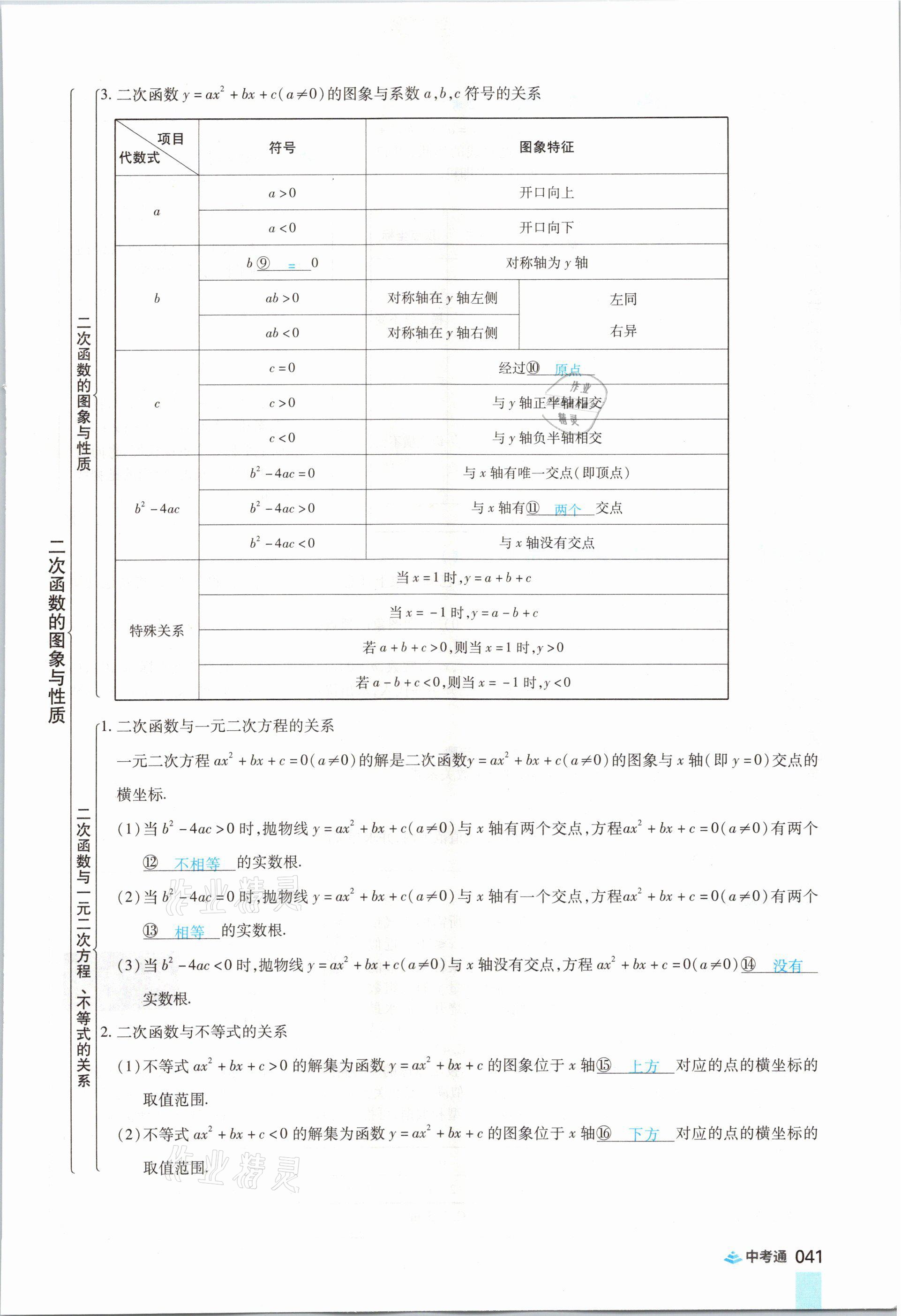 2021年中考通數(shù)學(xué)河南專版鄭州大學(xué)出版社 參考答案第53頁