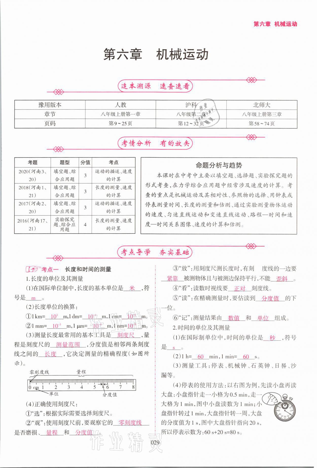 2021年中學(xué)生學(xué)習(xí)報(bào)試題與研究物理河南專版 參考答案第29頁(yè)