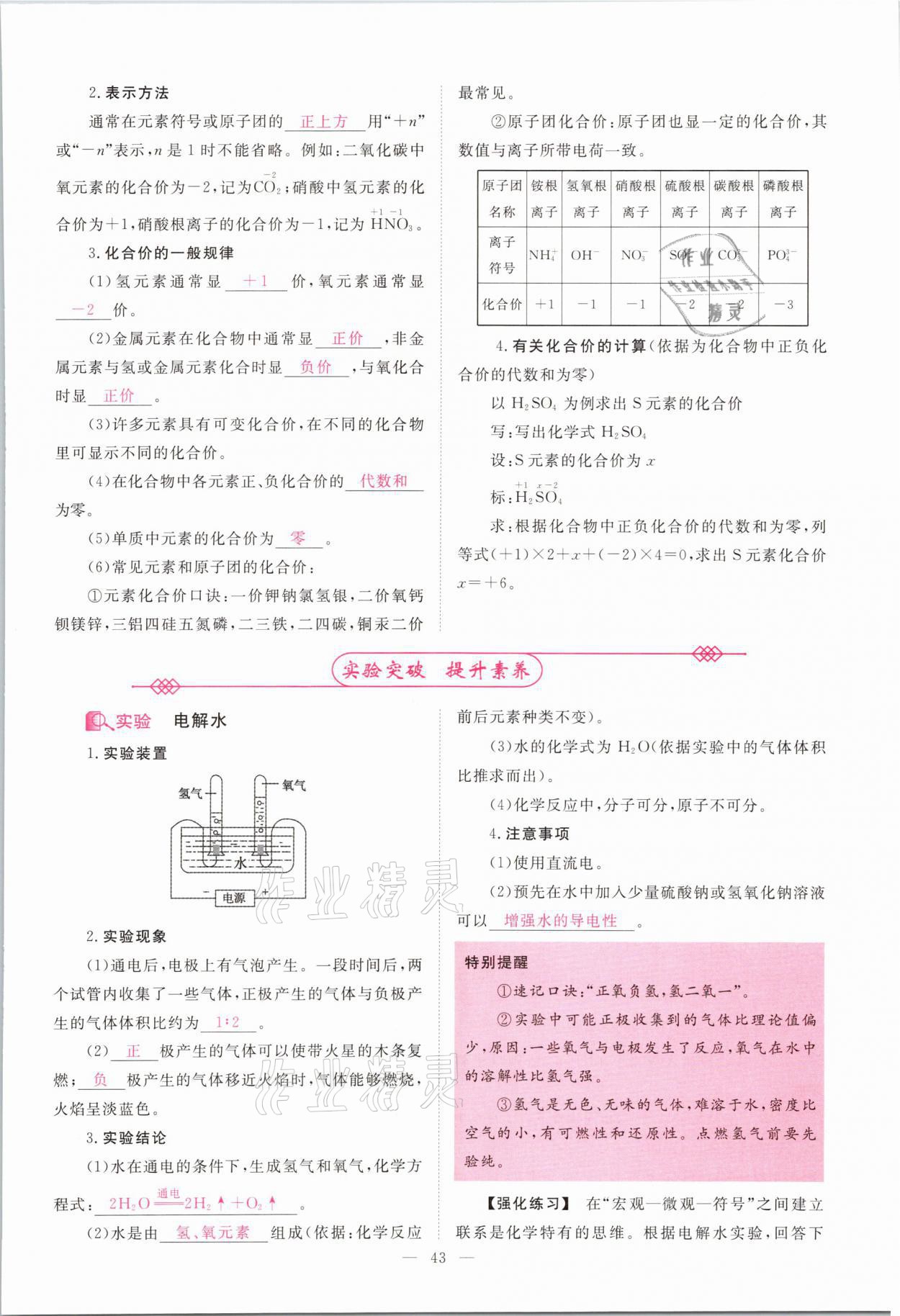 2021年中學(xué)生學(xué)習(xí)報(bào)試題與研究化學(xué)河南專版 參考答案第39頁