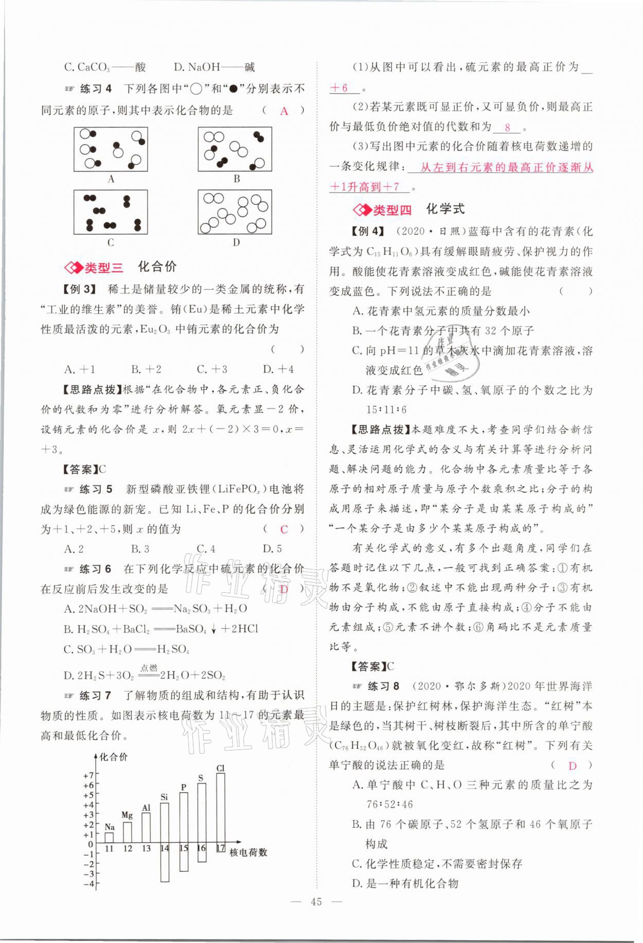 2021年中學(xué)生學(xué)習(xí)報(bào)試題與研究化學(xué)河南專版 參考答案第41頁(yè)