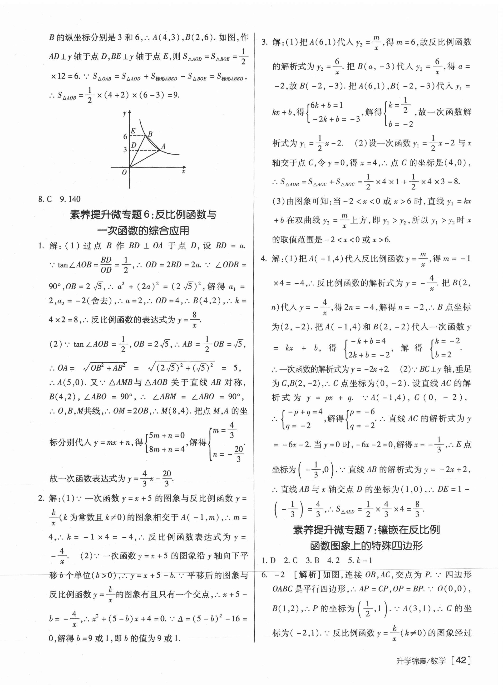 2021年升学锦囊数学青岛专版 第12页