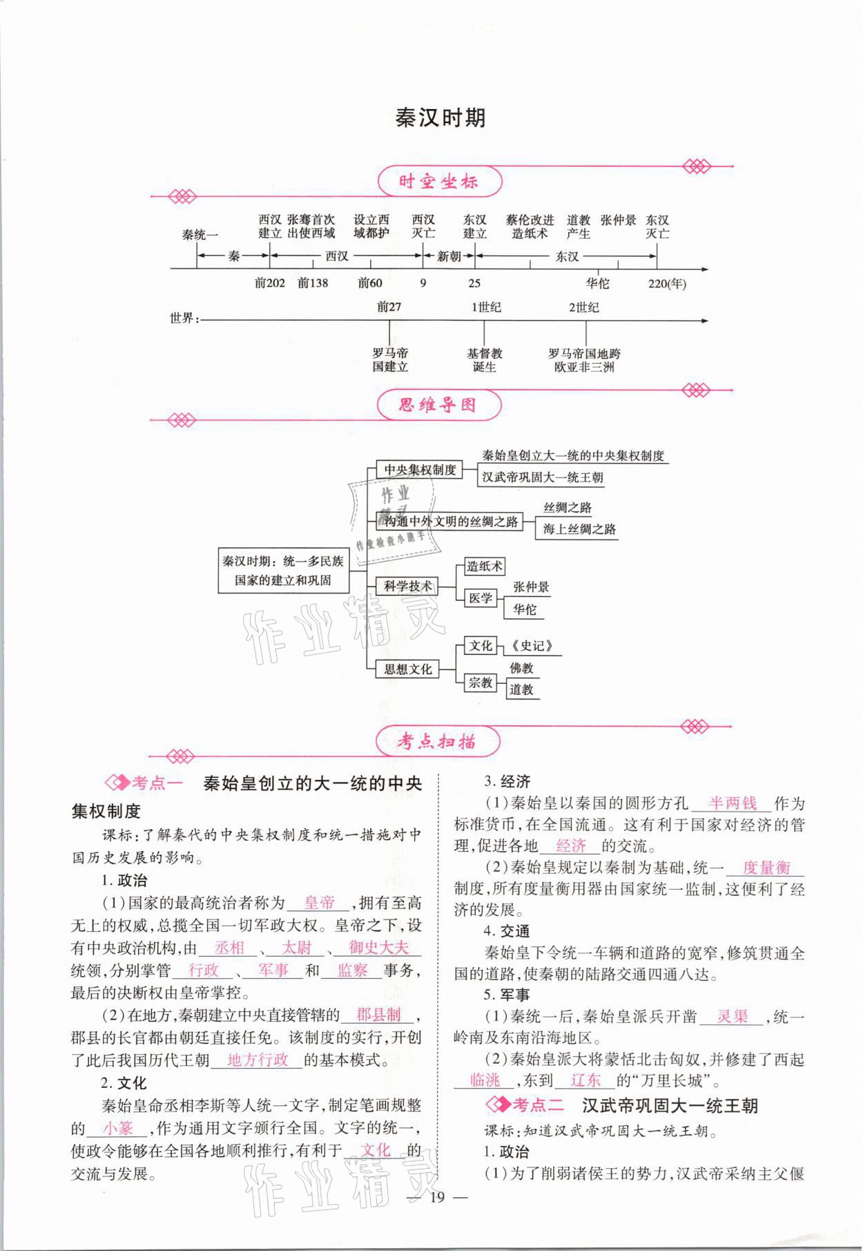 2021年中學(xué)生學(xué)習(xí)報試題與研究歷史河南專版 參考答案第14頁