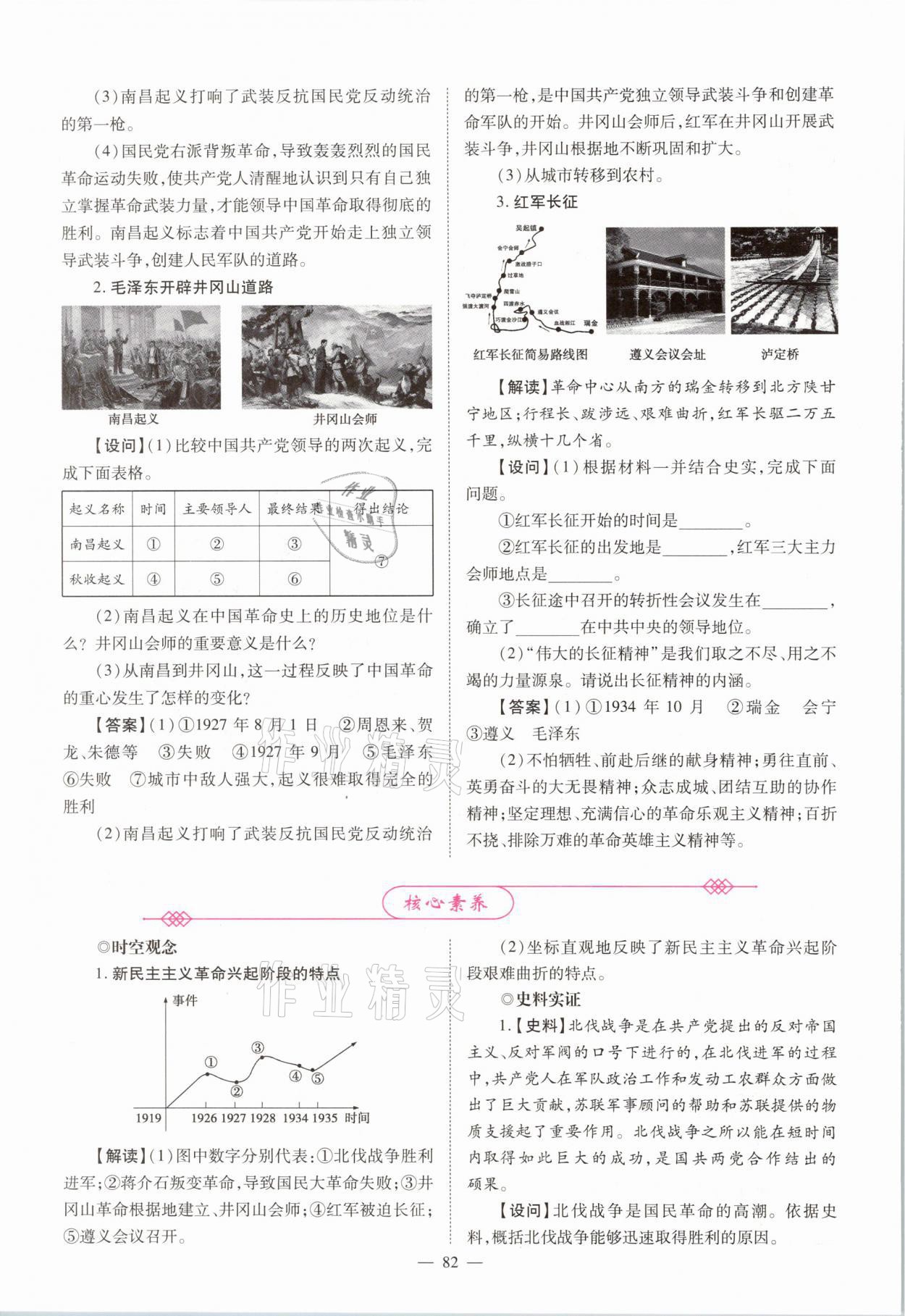 2021年中學生學習報試題與研究歷史河南專版 參考答案第77頁