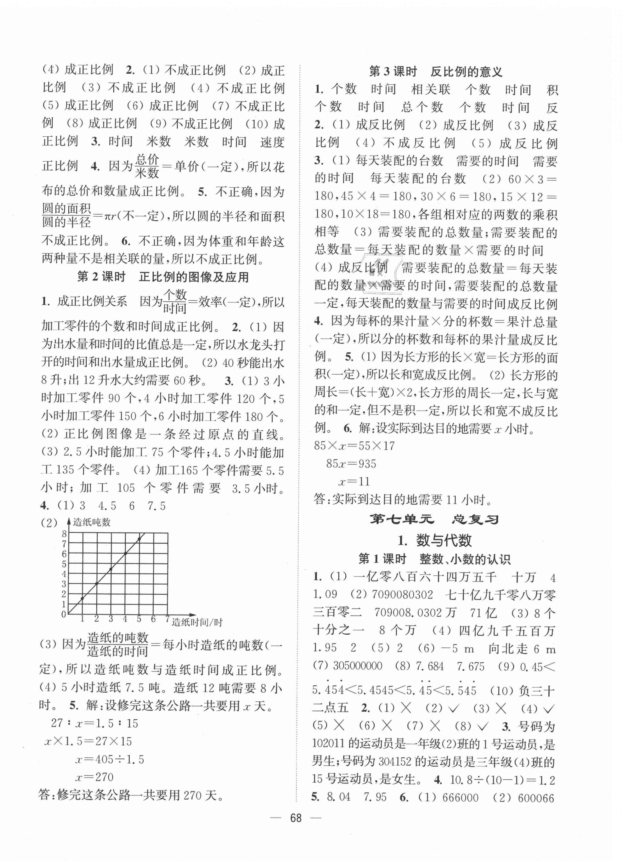 2021年課時金練六年級數(shù)學(xué)下冊江蘇版 第8頁