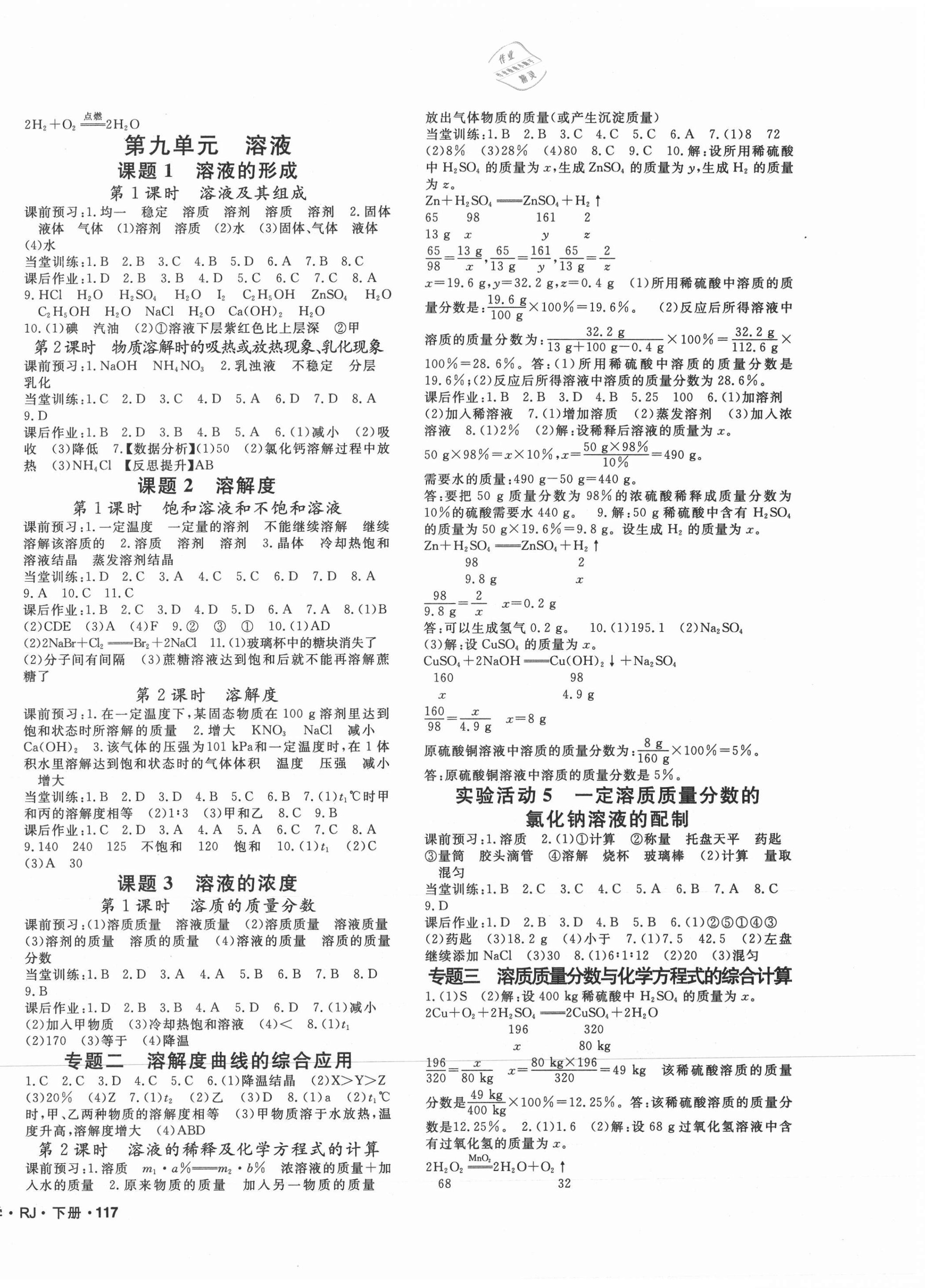 2021年名師大課堂九年級化學(xué)下冊人教版 第2頁