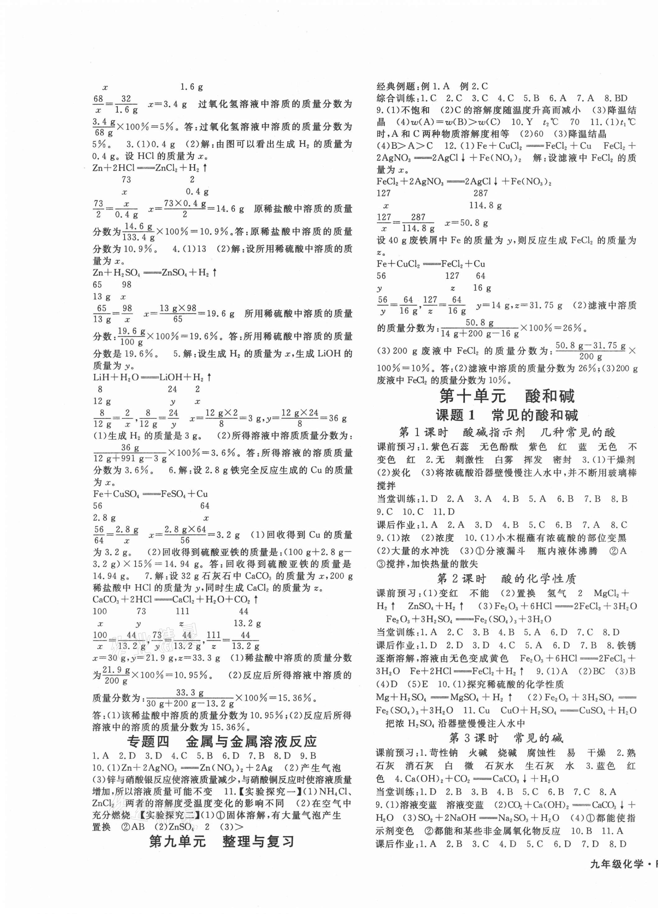 2021年名師大課堂九年級(jí)化學(xué)下冊(cè)人教版 第3頁