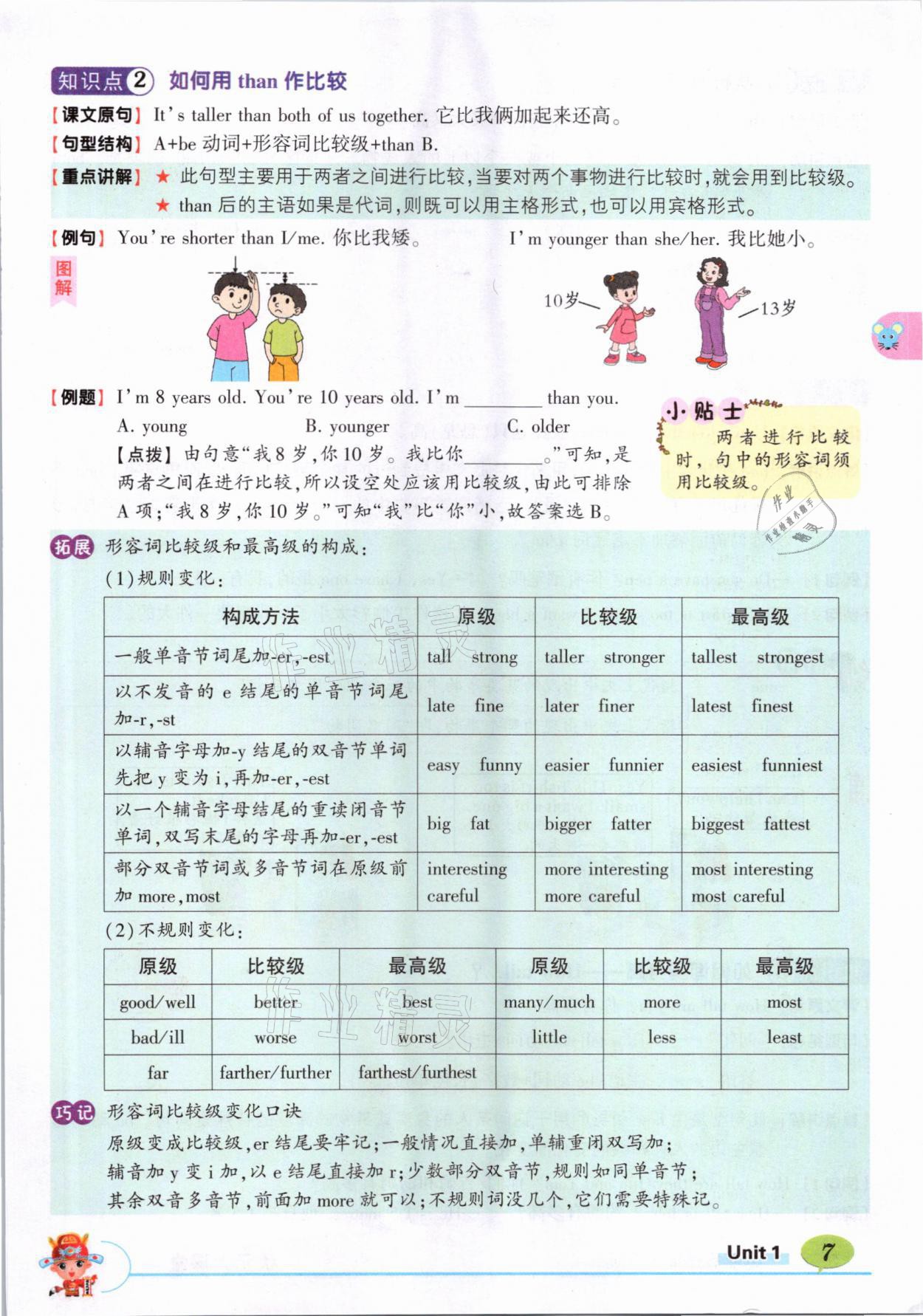 2021年教材課本六年級(jí)英語(yǔ)下冊(cè)人教PEP版 參考答案第7頁(yè)