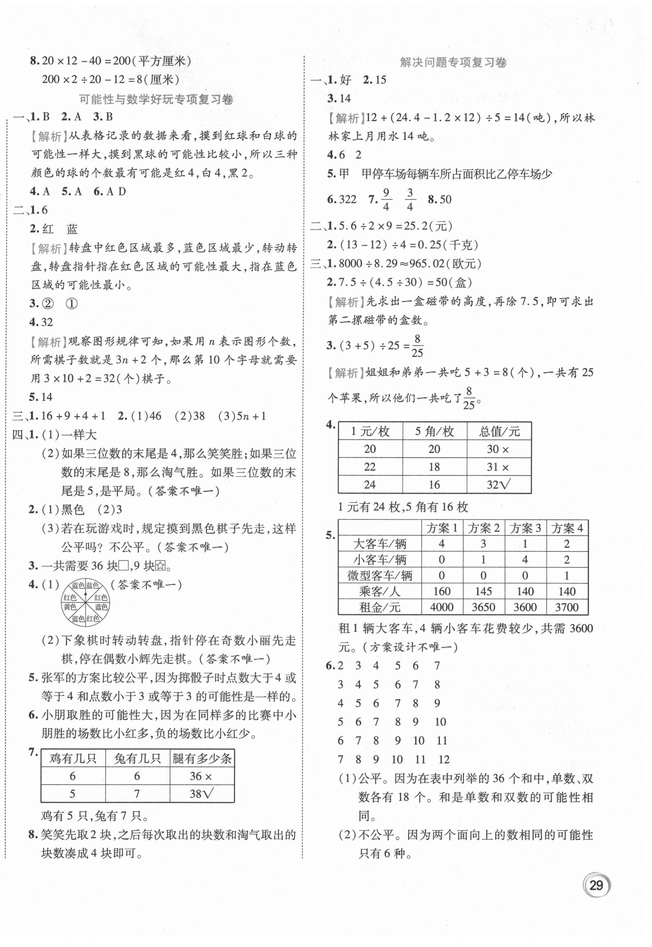 2020年期末真題匯編精選卷五年級數(shù)學(xué)上冊北師大版桂林專用 第2頁