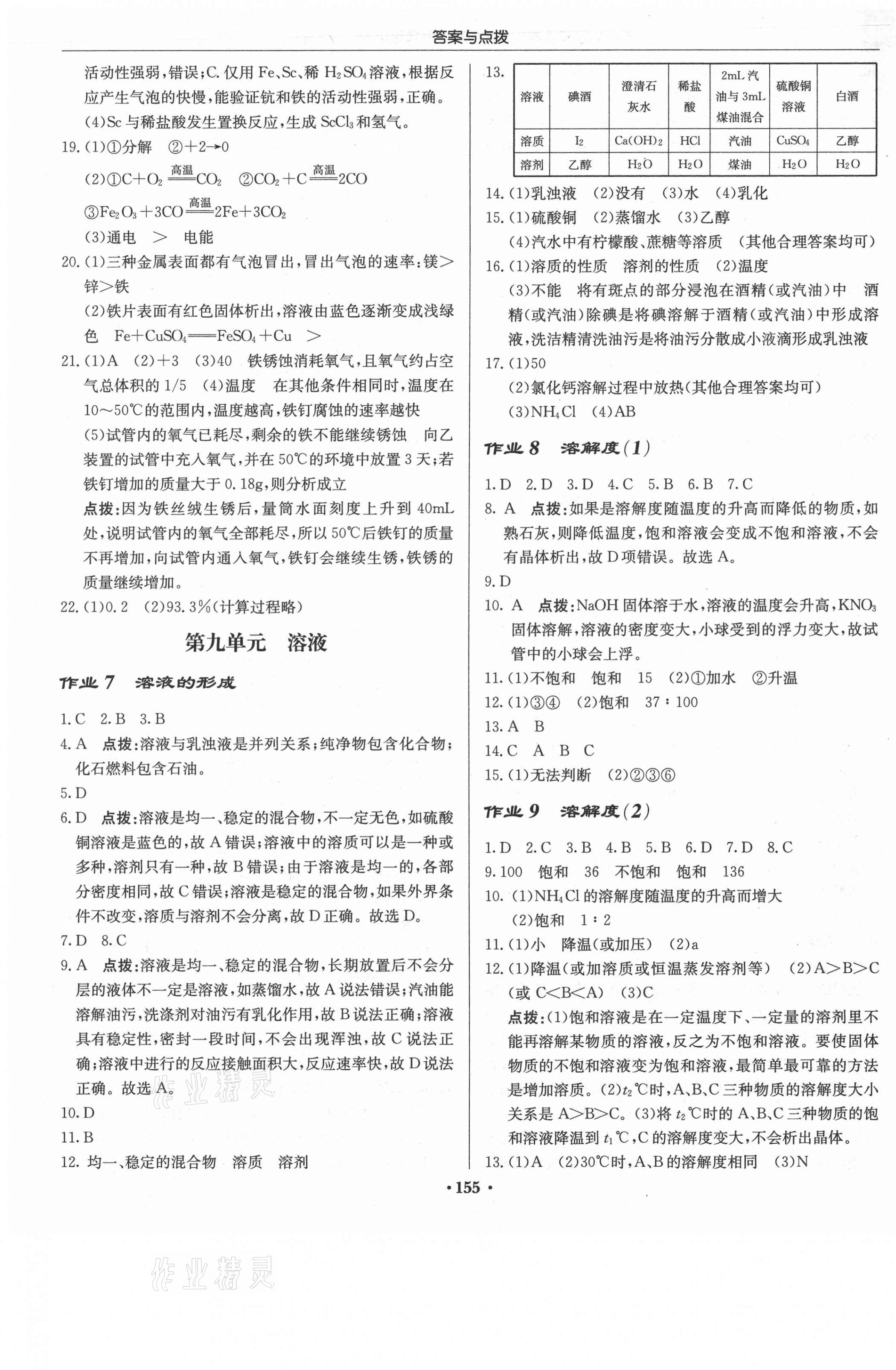 2021年啟東中學(xué)作業(yè)本九年級化學(xué)下冊人教版蘇北專版 第5頁