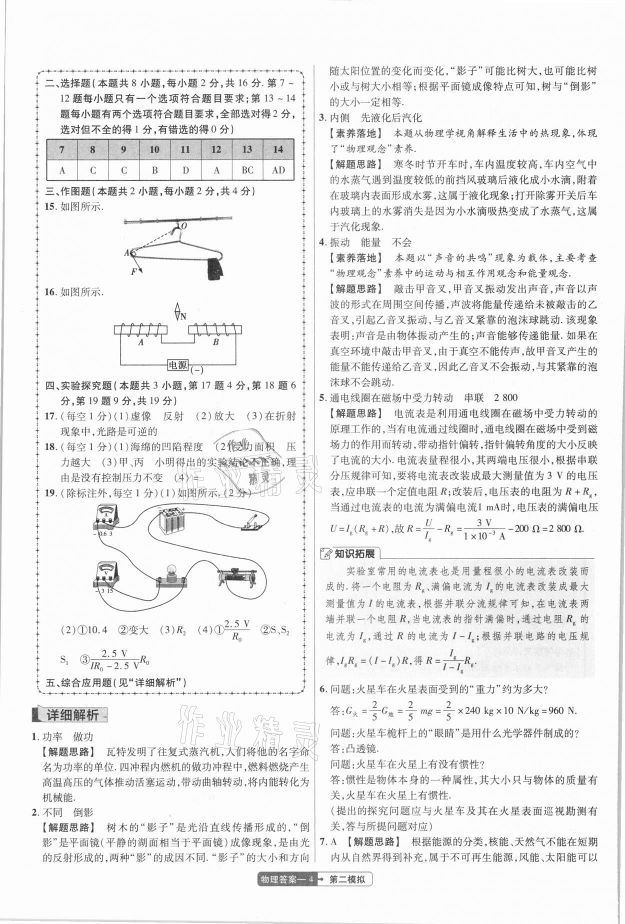 2021年金考卷百校聯(lián)盟系列中考領(lǐng)航卷物理河南專版 第4頁