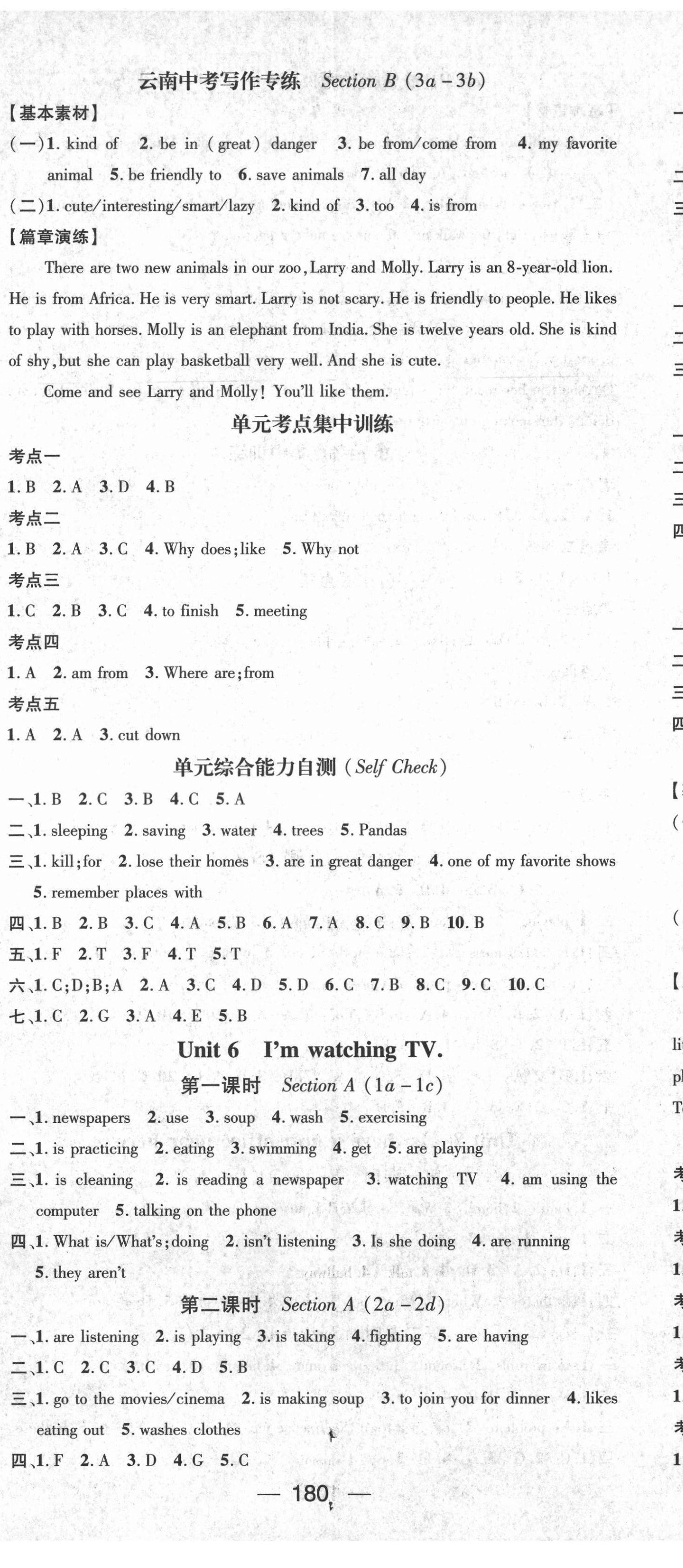 2021年名師測(cè)控七年級(jí)英語(yǔ)下冊(cè)人教版Ⅱ云南專版 第8頁(yè)