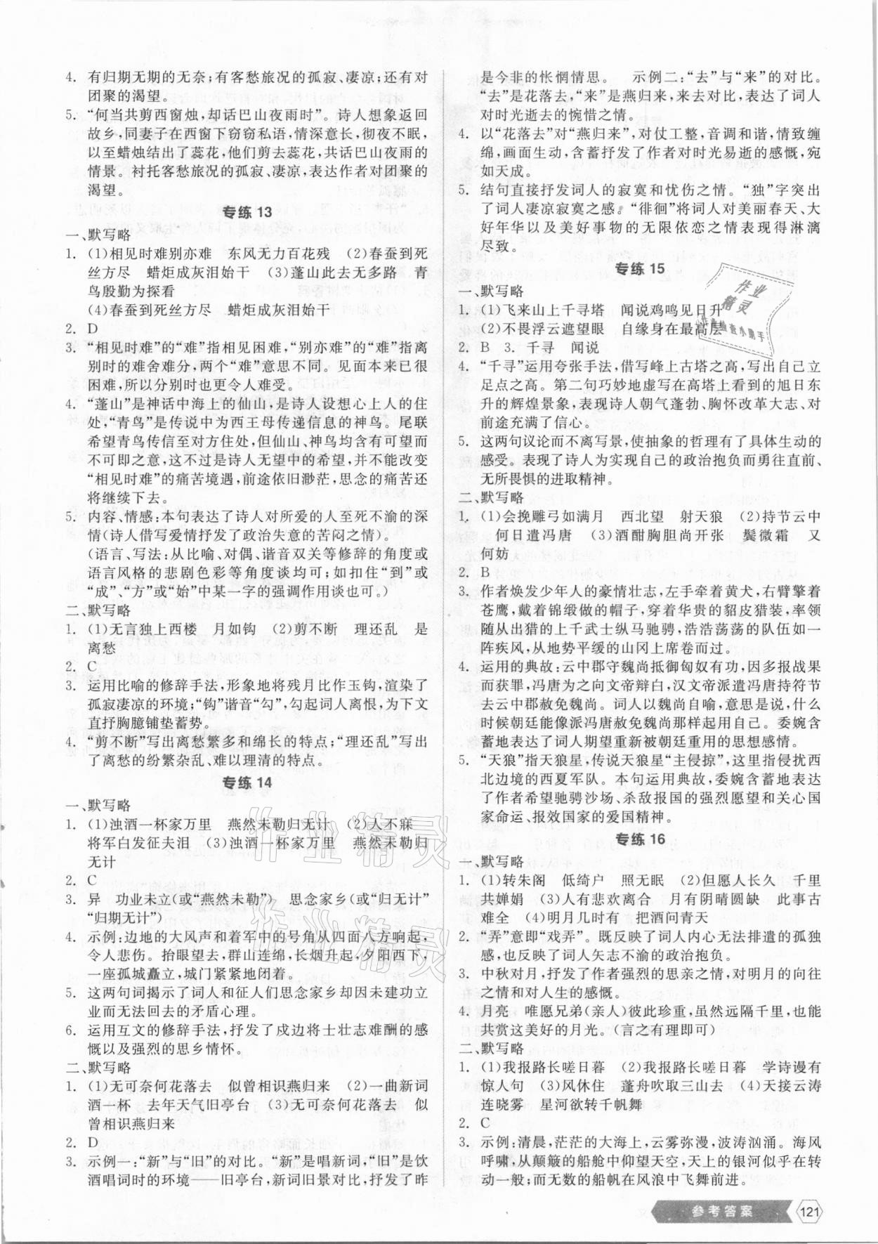 2021年全品新中考穩(wěn)拿基礎(chǔ)分語文云南專版 第7頁