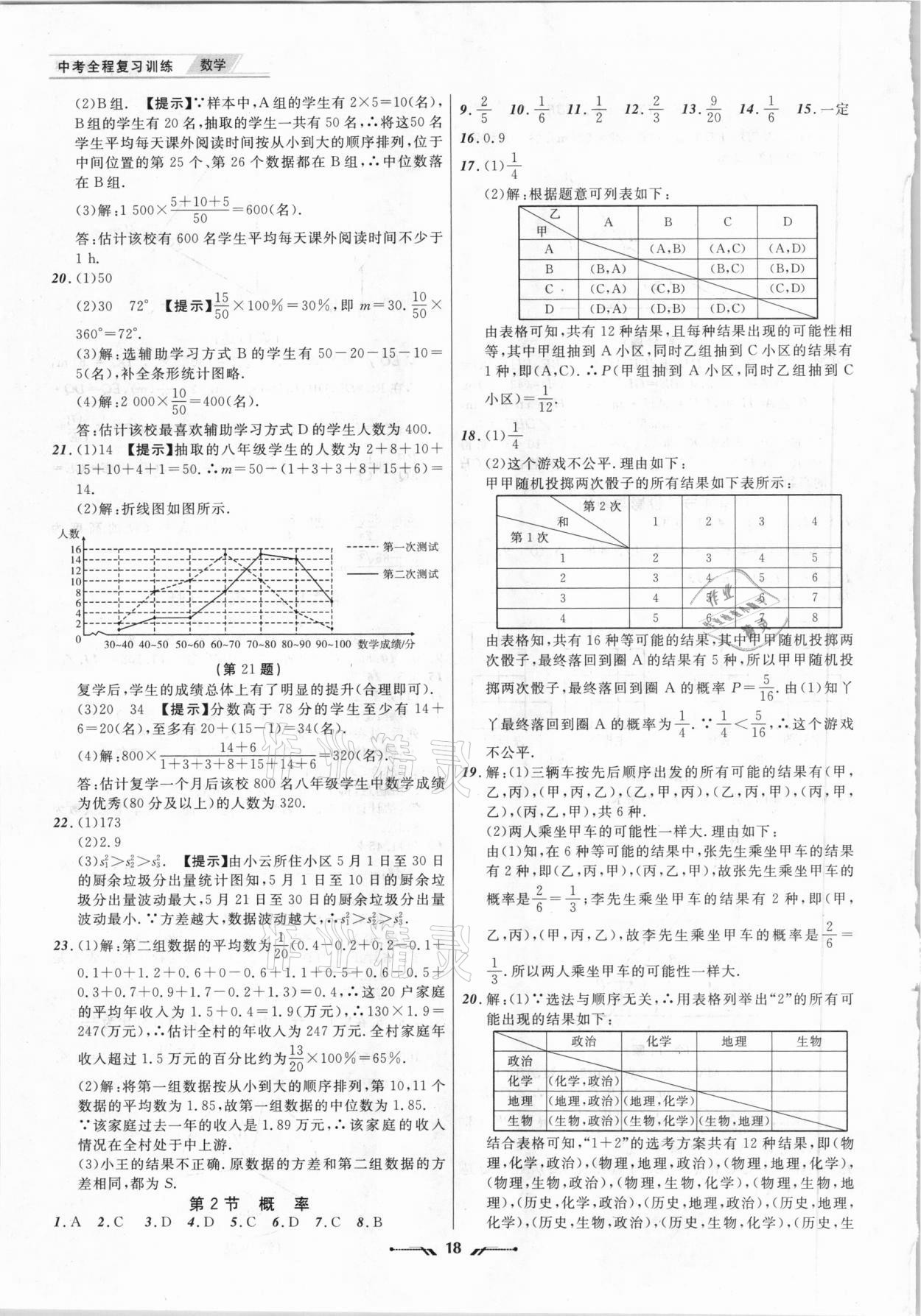 2021年中考全程復(fù)習(xí)訓(xùn)練數(shù)學(xué)錦州專(zhuān)版 第18頁(yè)