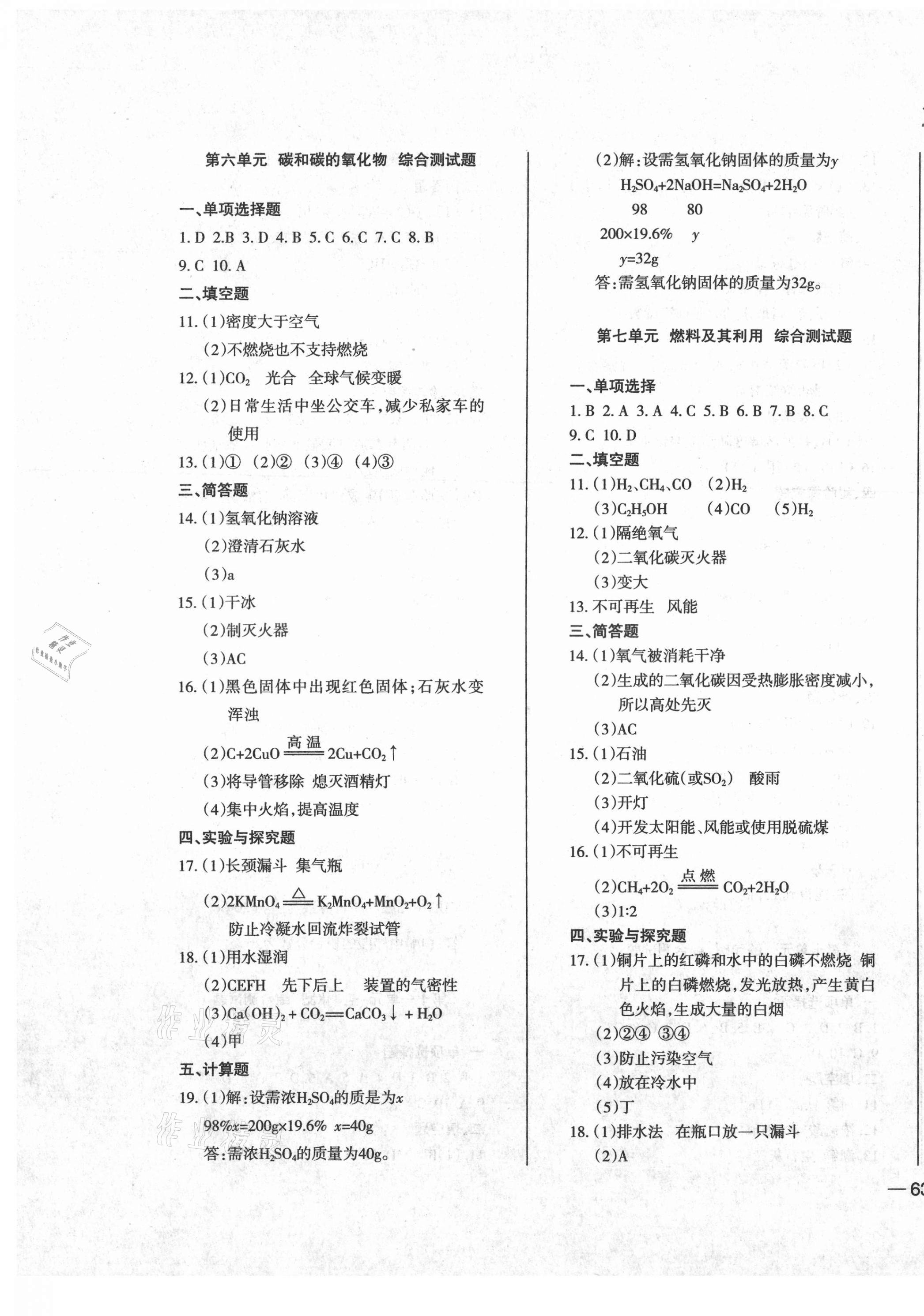 2021年動(dòng)車組中考總復(fù)習(xí)化學(xué)人教版 第5頁