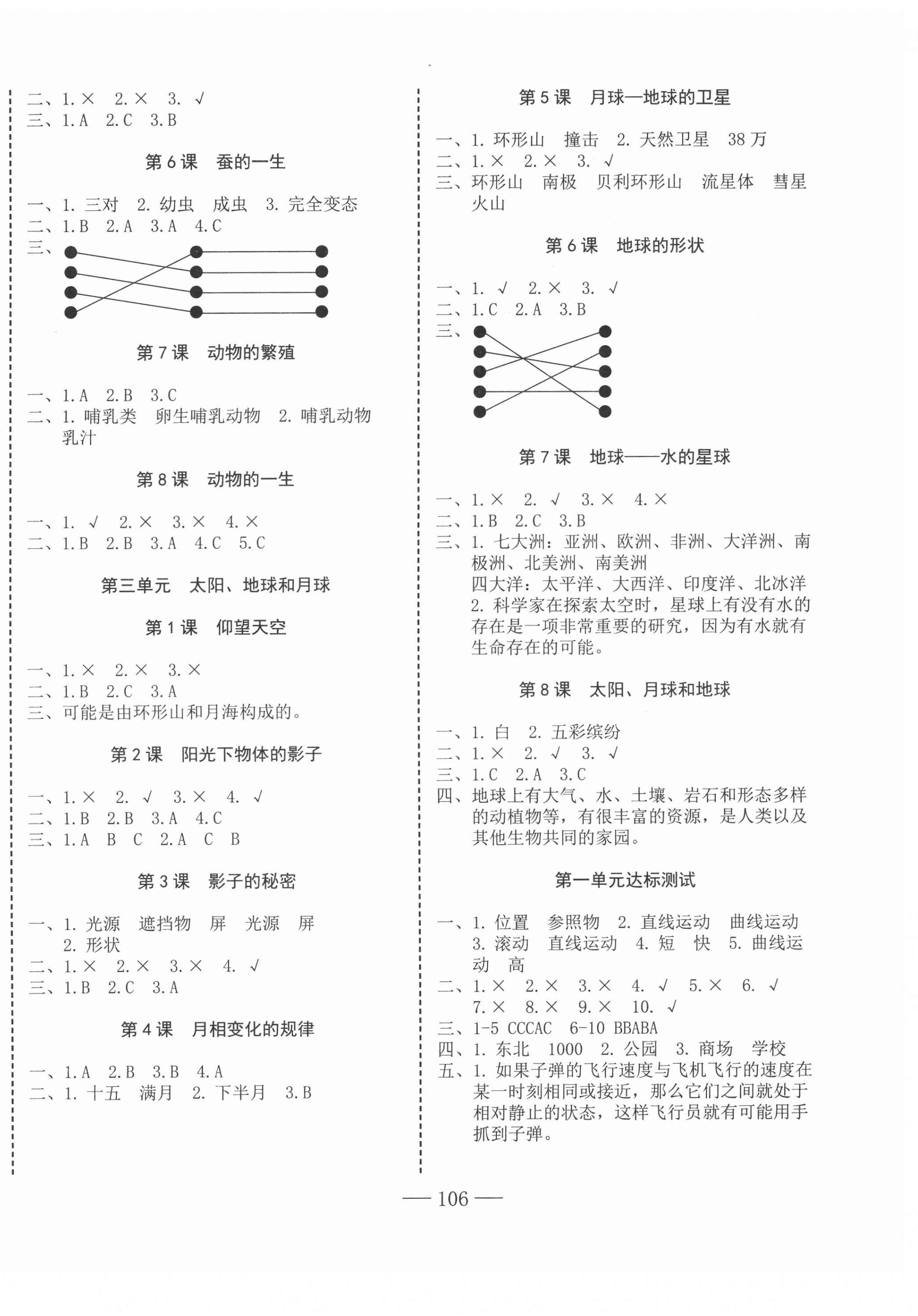 2021年科學(xué)速記大通關(guān)三年級下冊教科版 第2頁