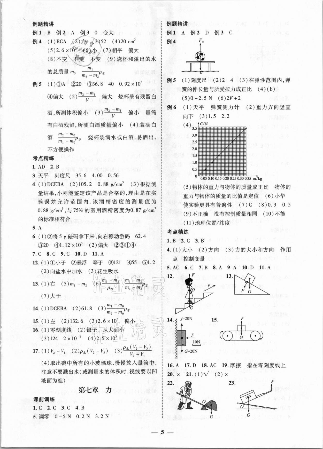2021年直击中考物理深圳专版阳光出版社&nbsp;第5页