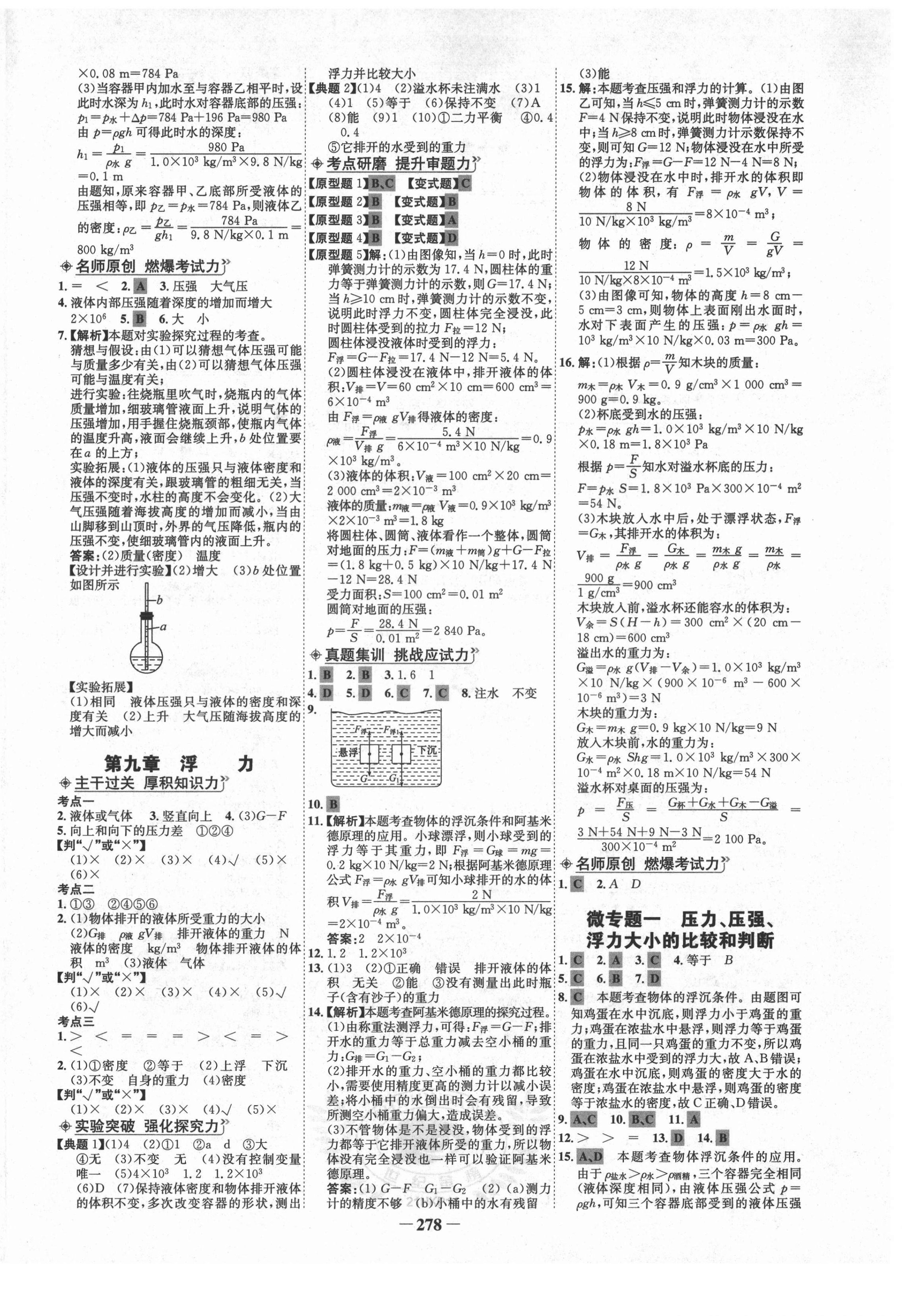 2021年世紀金榜初中全程復習方略物理滬科版 第6頁