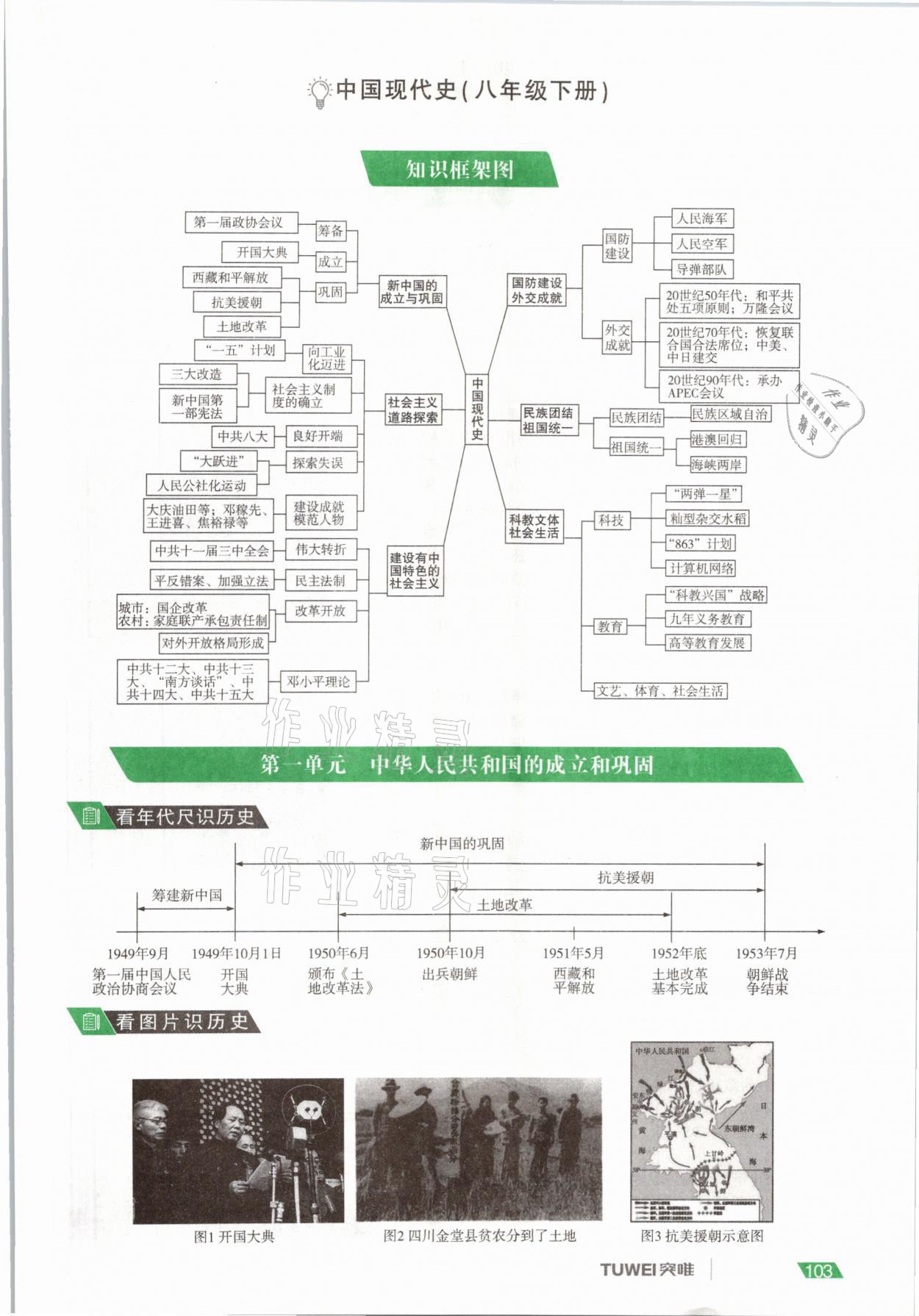 2021年一戰(zhàn)通關中考總復習歷史河南專版 參考答案第103頁