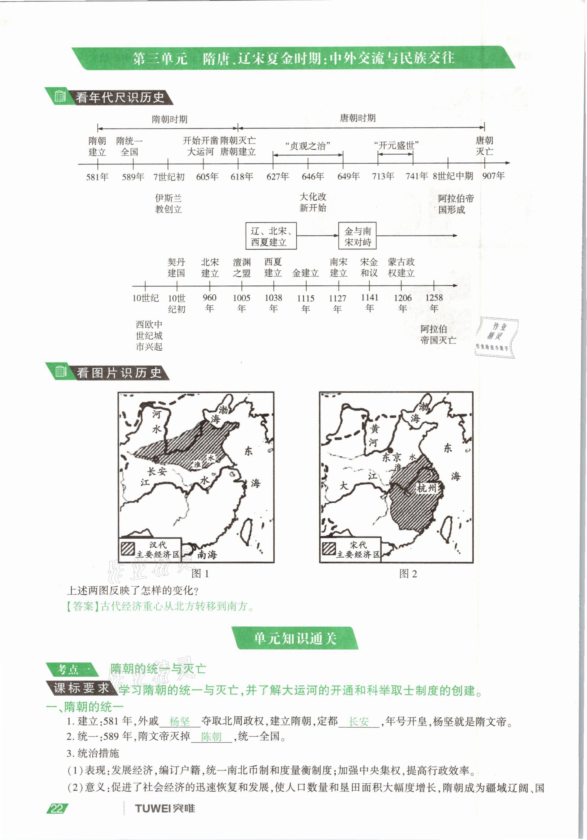 2021年一戰(zhàn)通關(guān)中考總復(fù)習(xí)歷史河南專版 參考答案第22頁