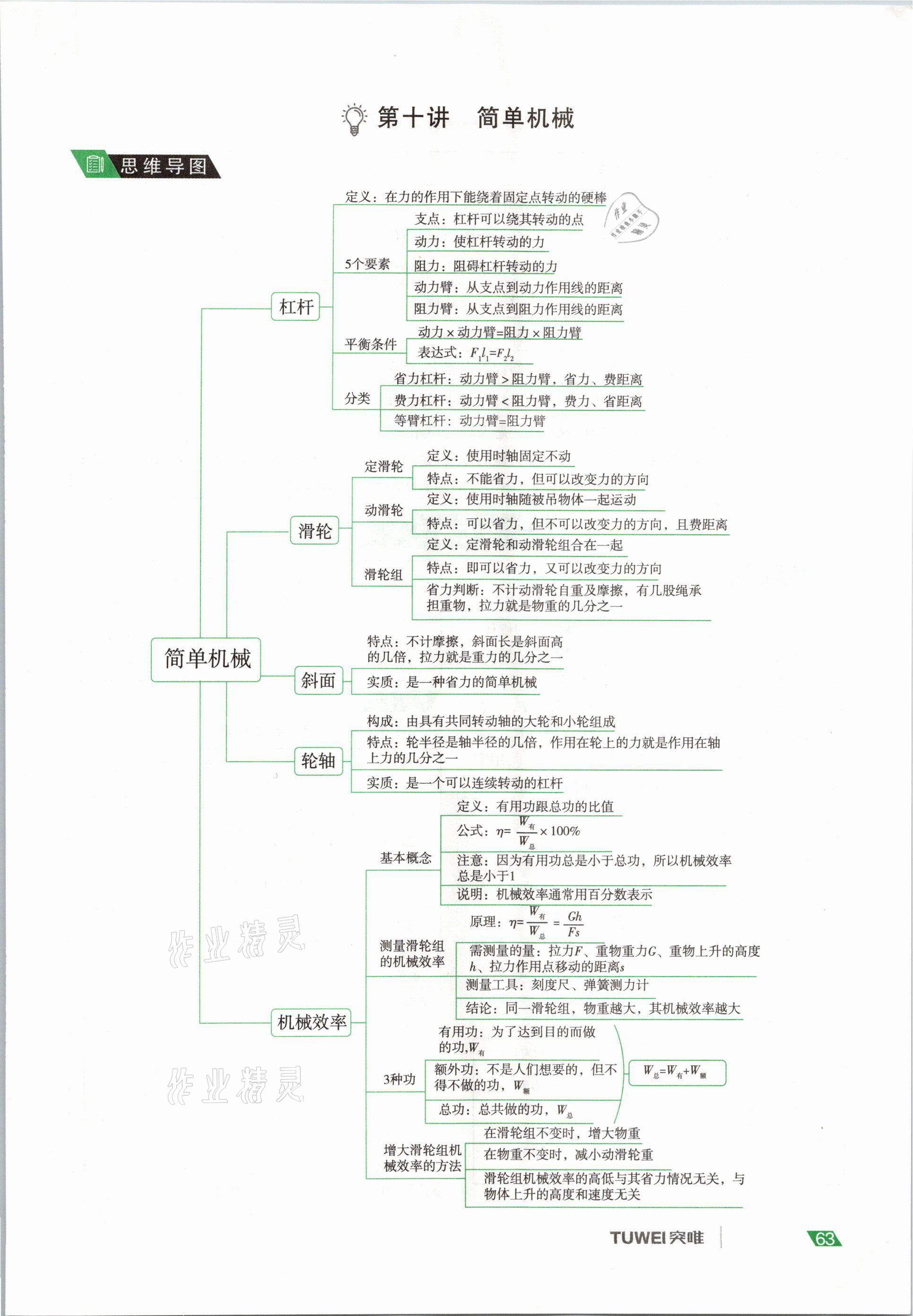 2021年河南中考總復習物理 參考答案第63頁