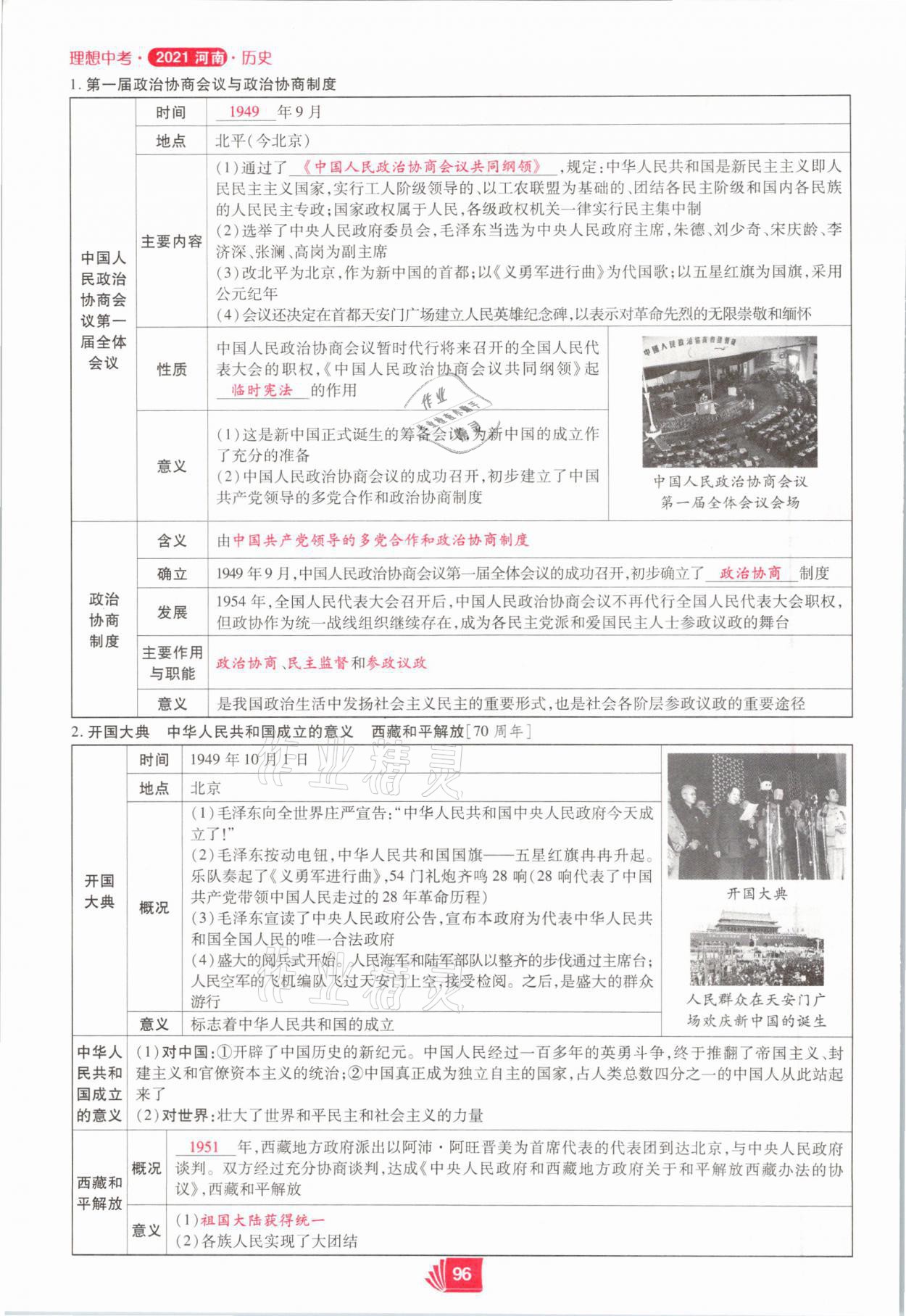 2021年理想中考历史河南专版 第96页