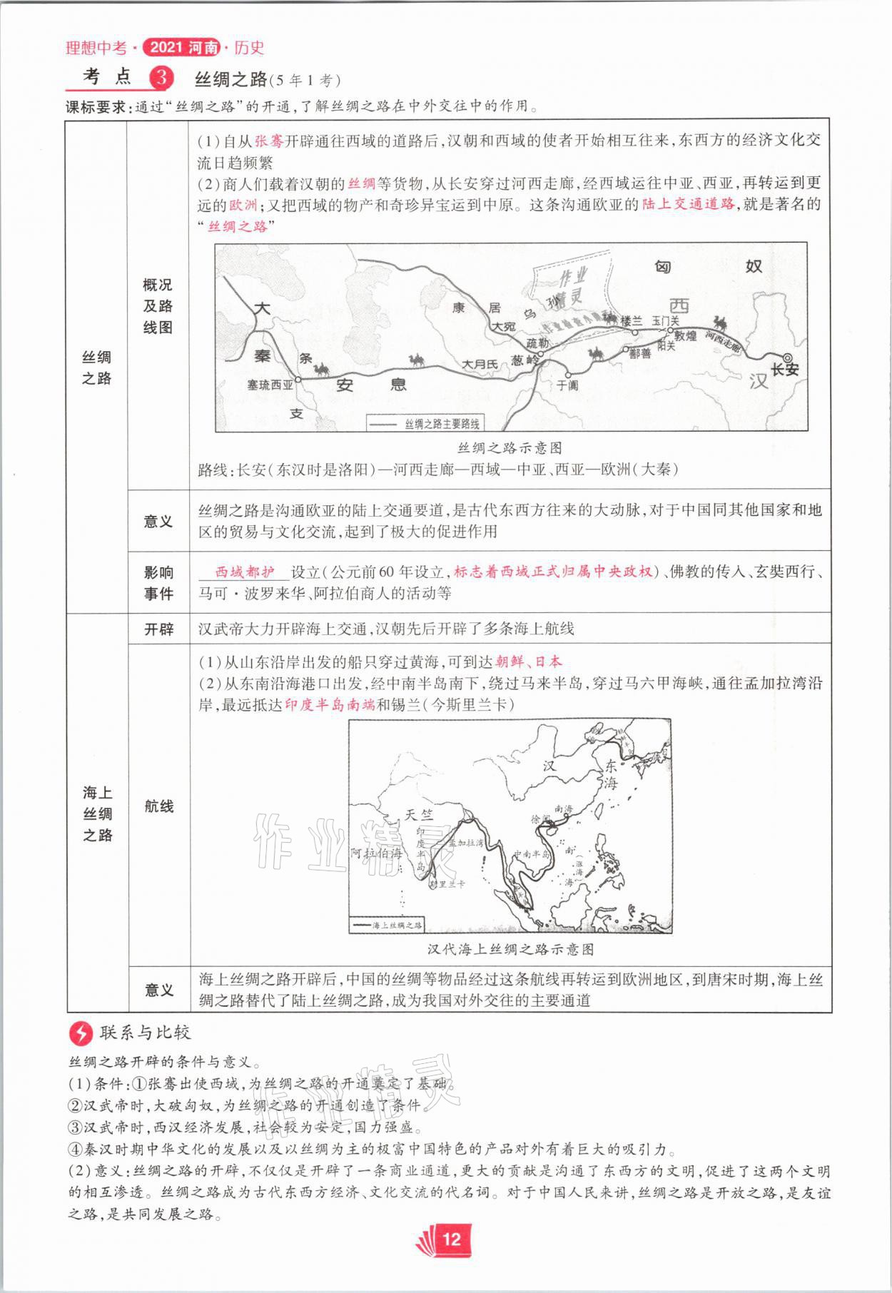 2021年理想中考?xì)v史河南專(zhuān)版 第12頁(yè)