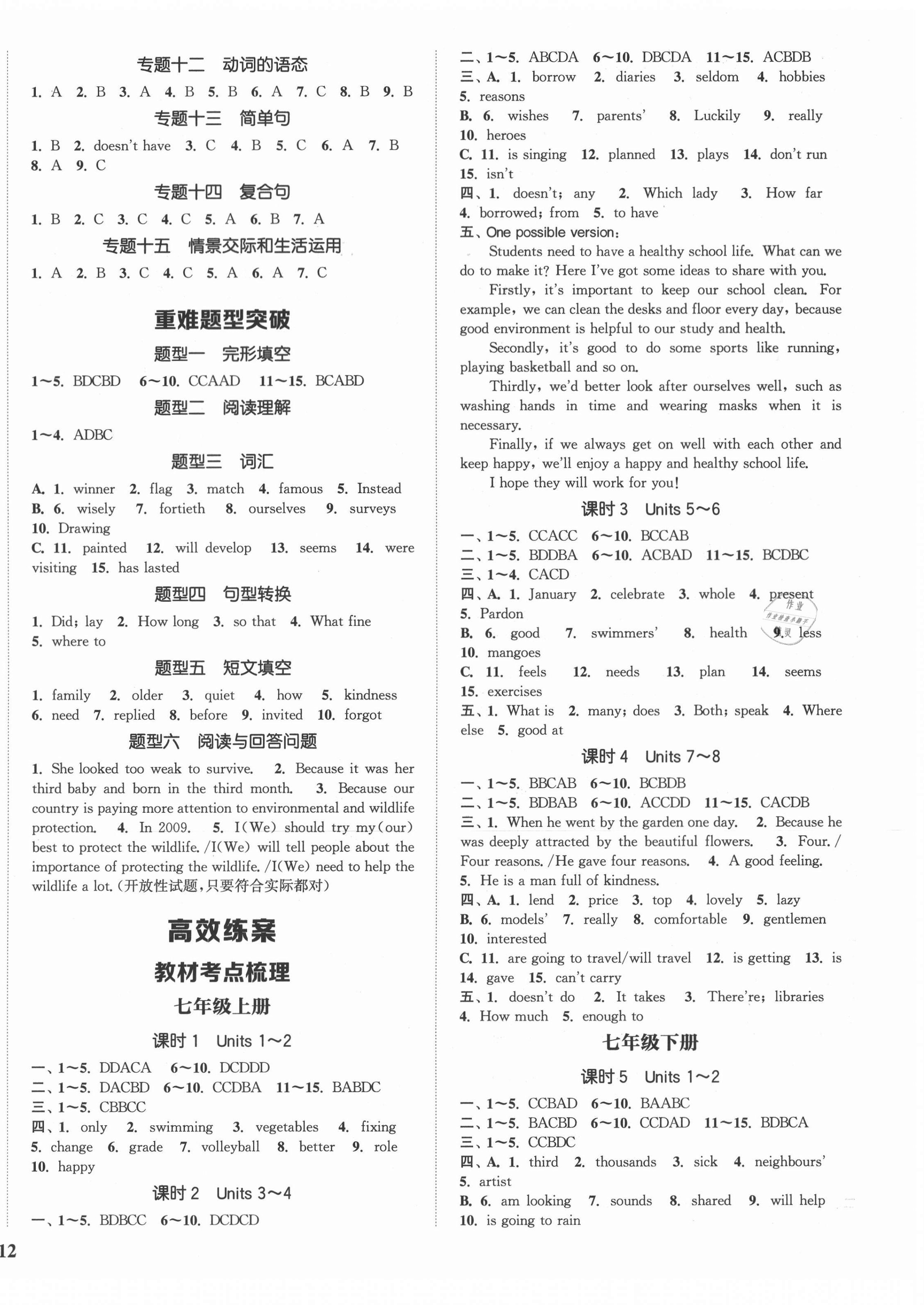 2021年通城學(xué)典通城1典中考復(fù)習(xí)方略英語南通專用 第5頁