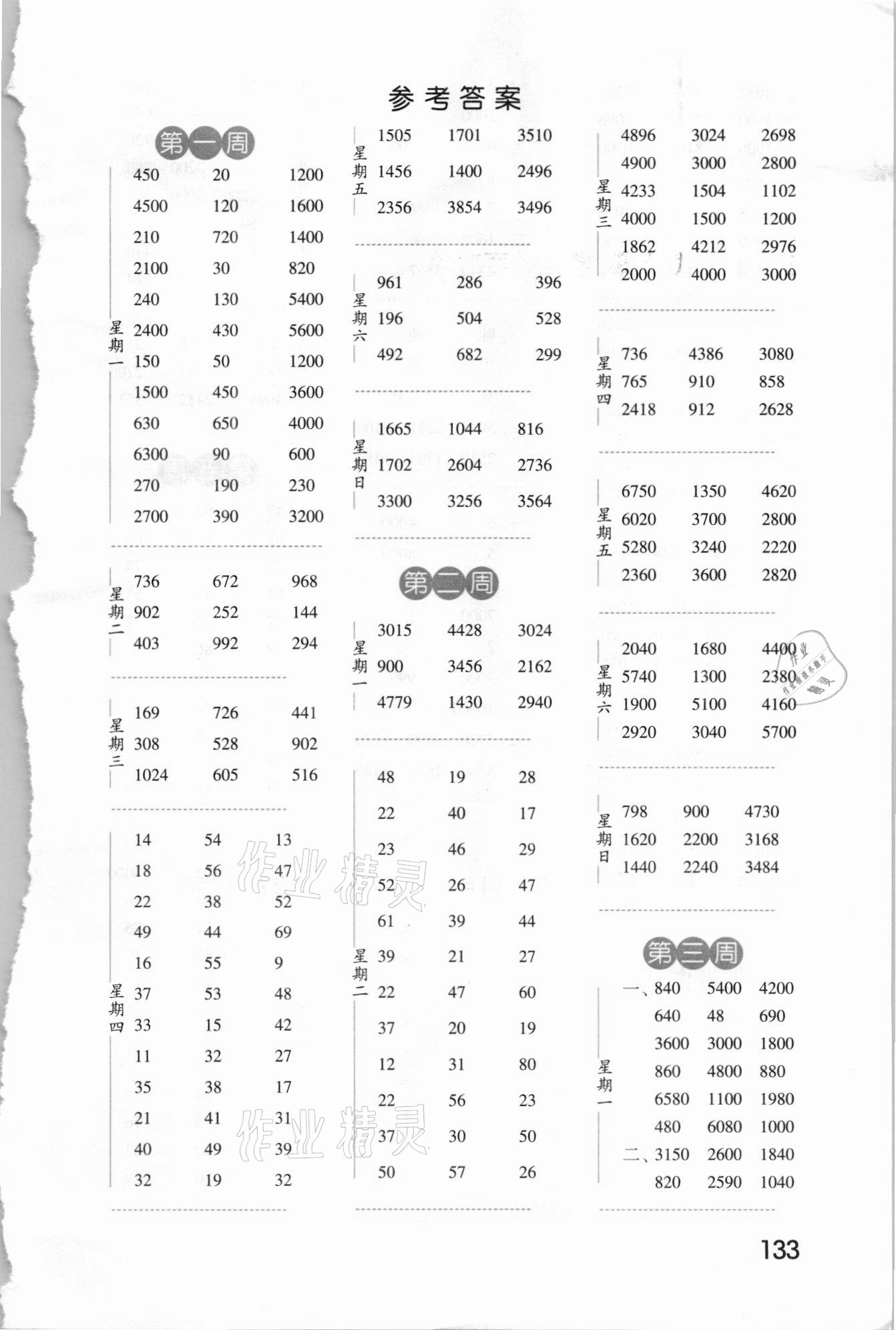 2021年經(jīng)綸學(xué)典口算達(dá)人三年級(jí)數(shù)學(xué)下冊(cè)蘇教版 第1頁(yè)