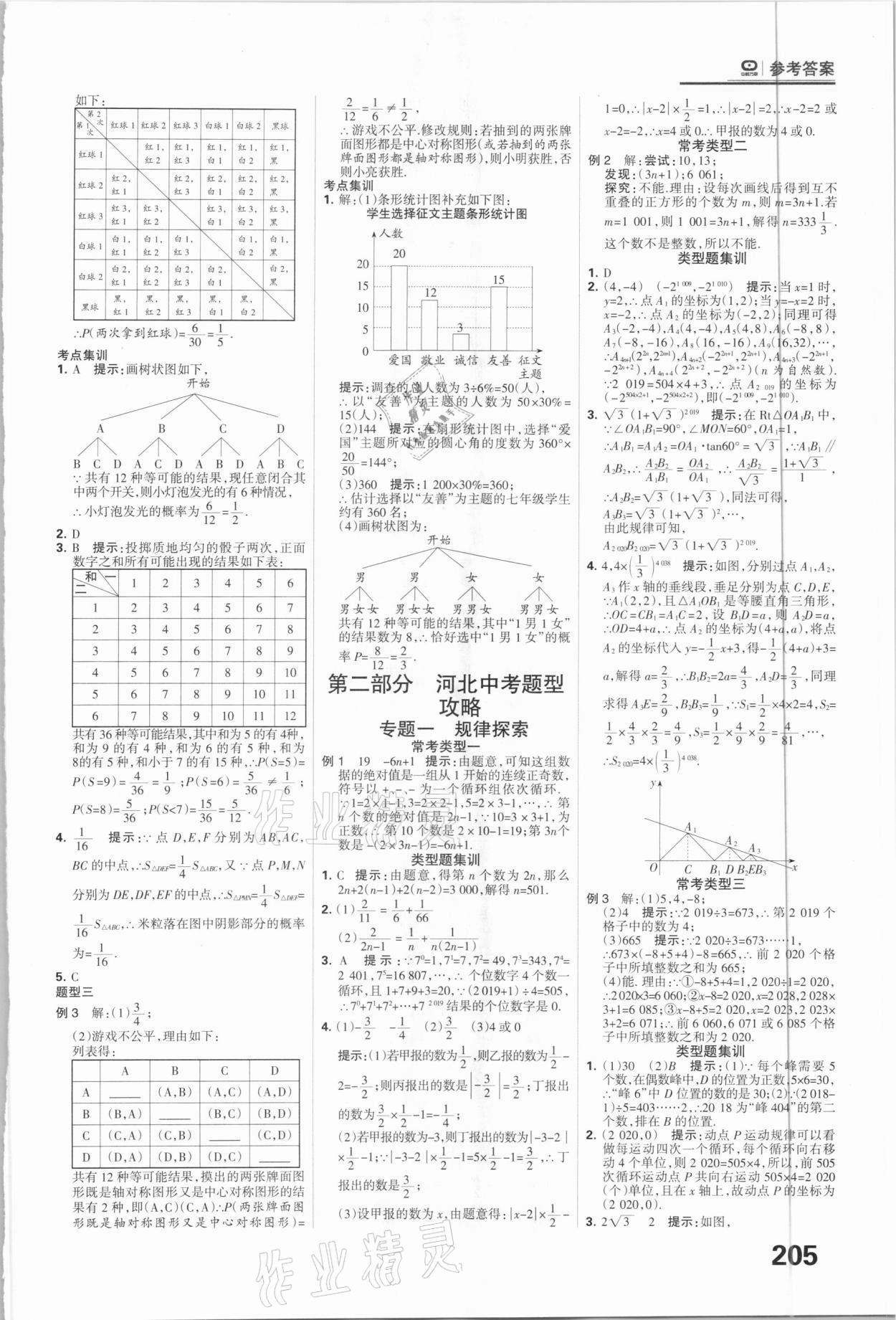 2021年全優(yōu)中考系統(tǒng)總復(fù)習(xí)數(shù)學(xué)河北專用 參考答案第21頁(yè)