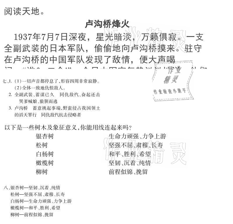 2021年世超金典寒假樂(lè)園五年級(jí) 參考答案第6頁(yè)