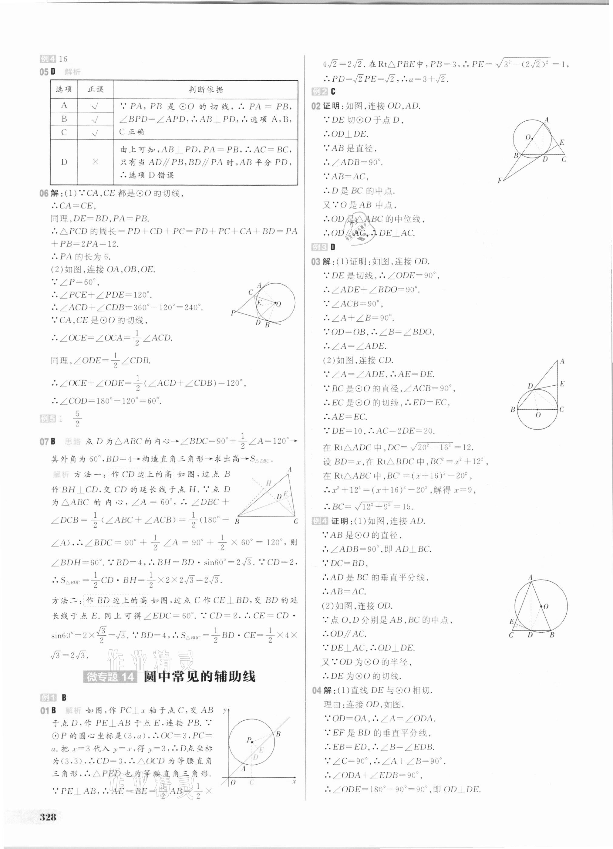 2021年考出好成绩中考总复习数学山东专版 参考答案第27页