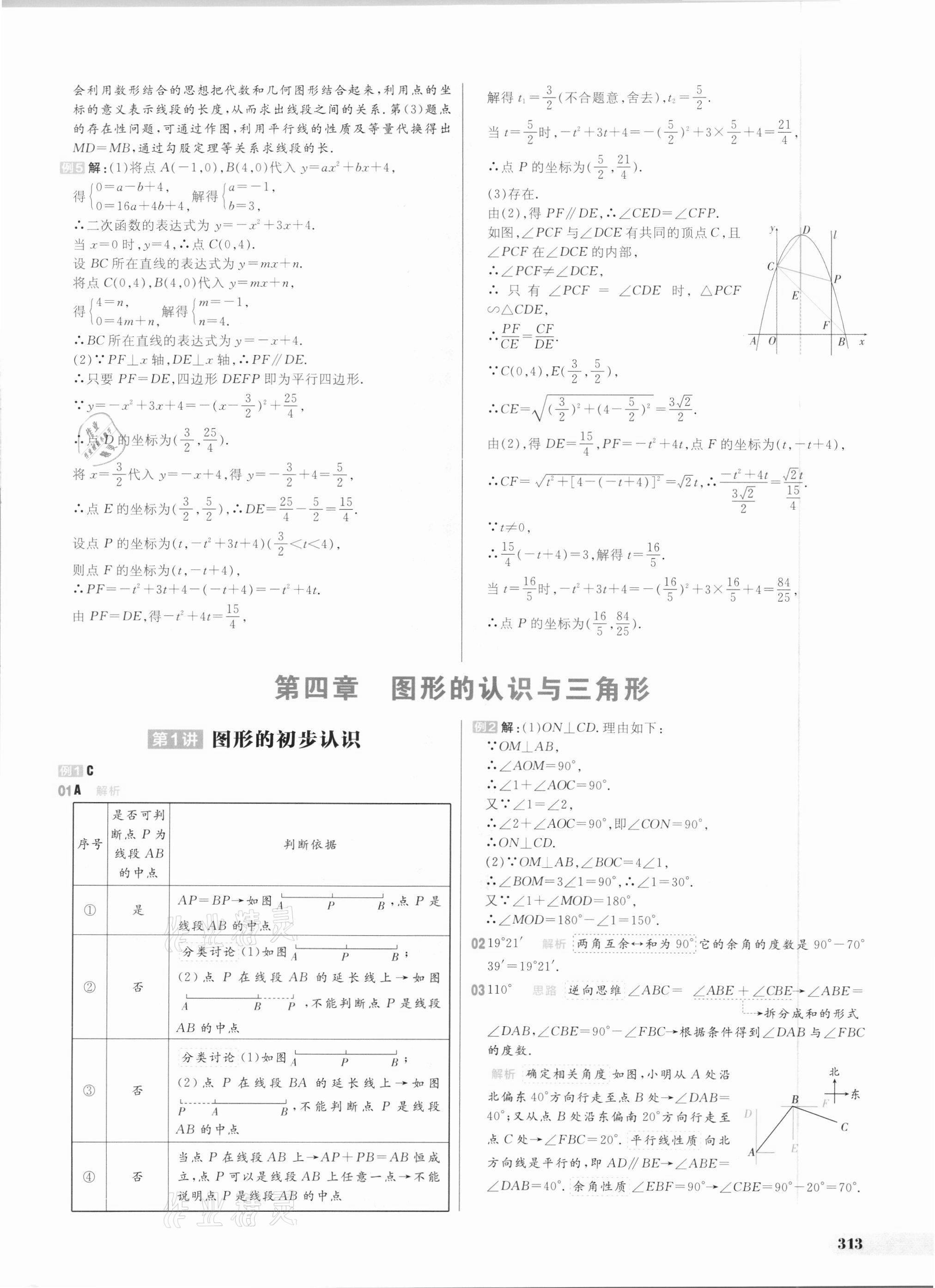 2021年考出好成绩中考总复习数学山东专版 参考答案第12页