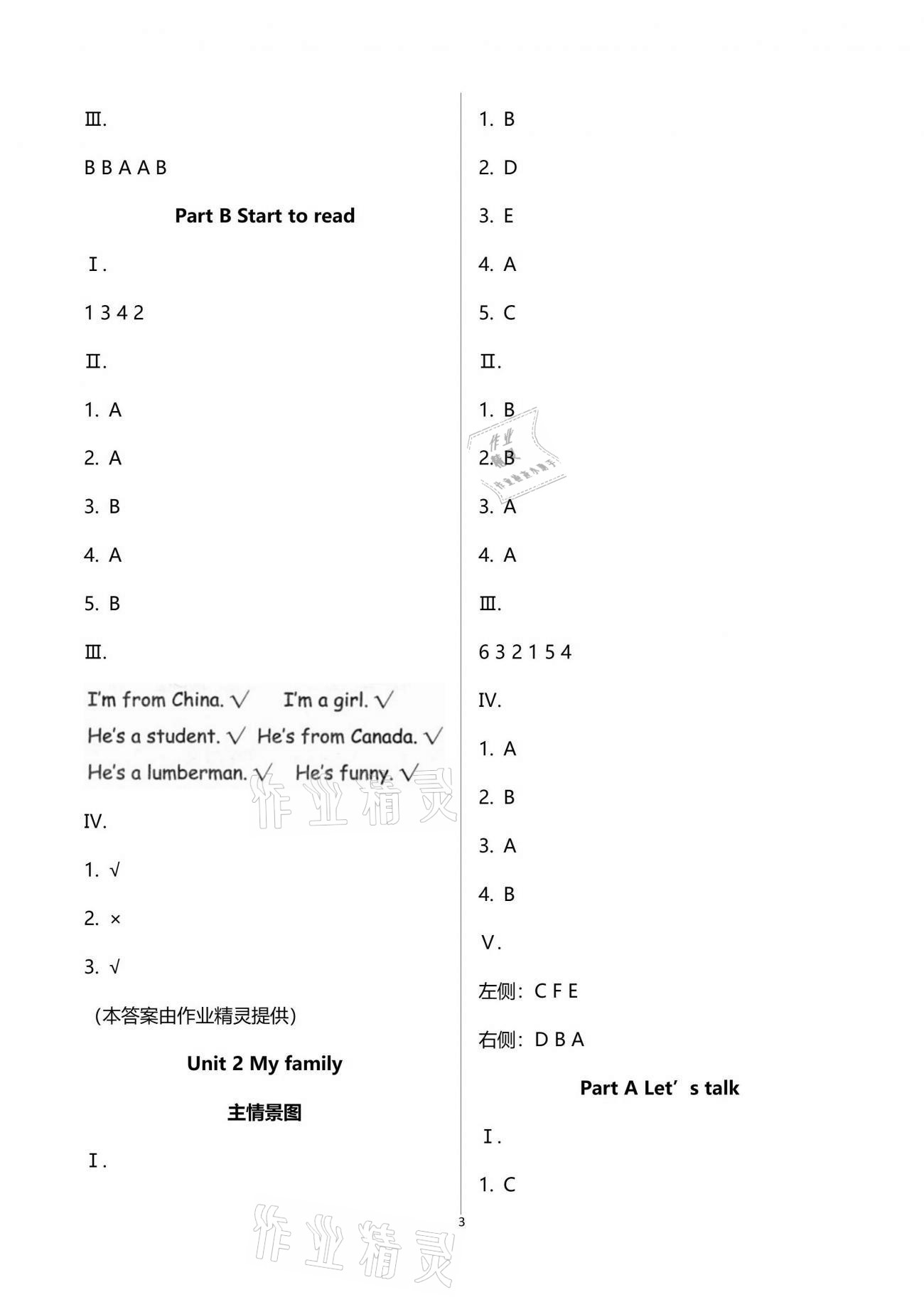 2021年小學同步練習冊三年級英語下冊人教版山東科學技術出版社 第3頁