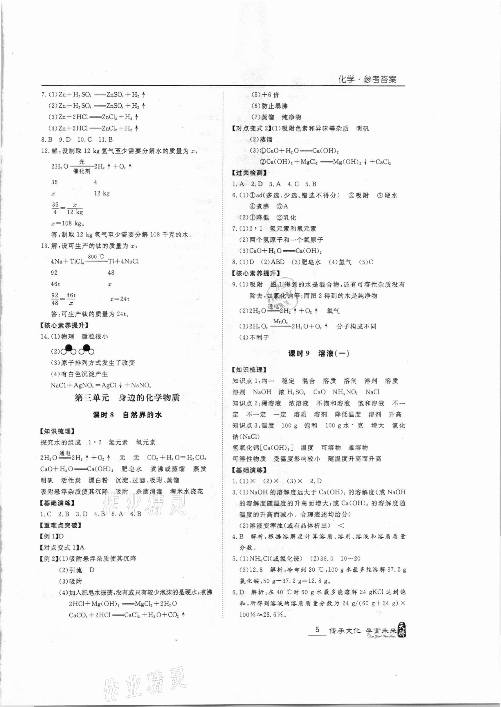 2021年新課標中考寶典化學廣東專用 第5頁